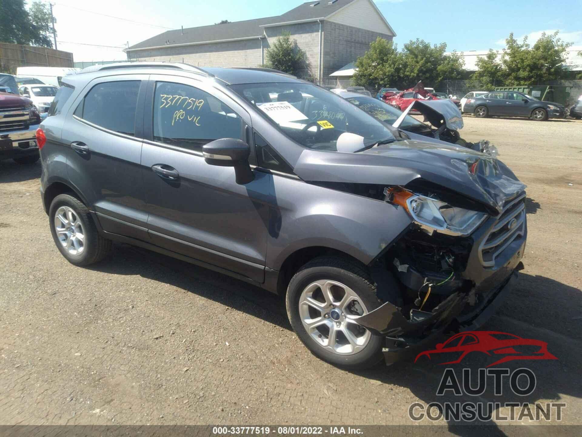 FORD ECOSPORT 2019 - MAJ6S3GL8KC305677