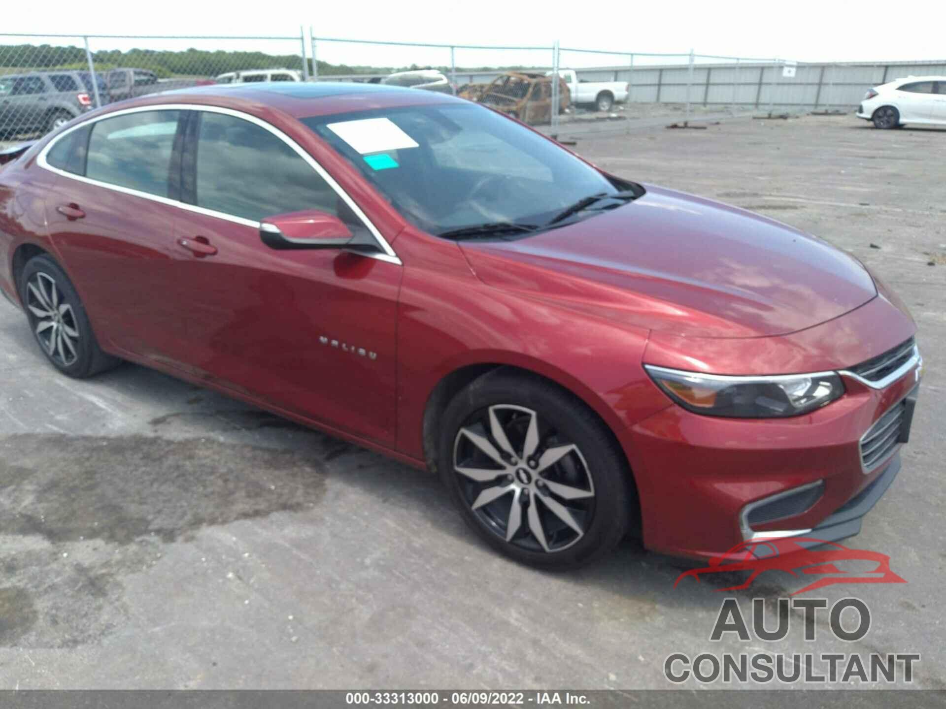 CHEVROLET MALIBU 2017 - 1G1ZE5ST6HF129505