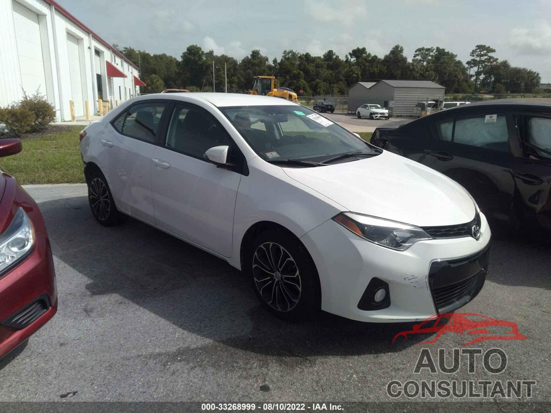 TOYOTA COROLLA 2016 - 2T1BURHEXGC612708