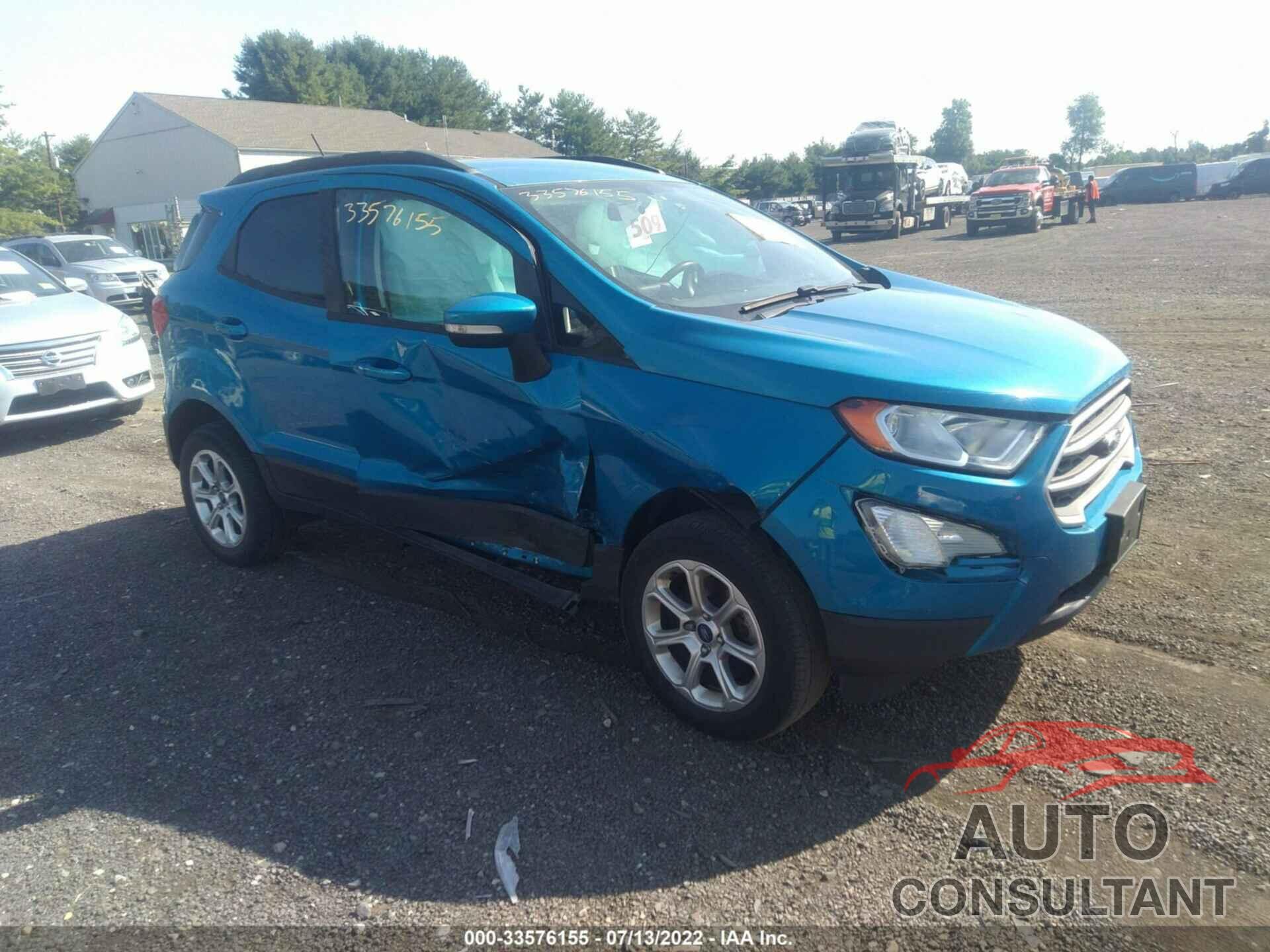 FORD ECOSPORT 2018 - MAJ6P1UL1JC200097