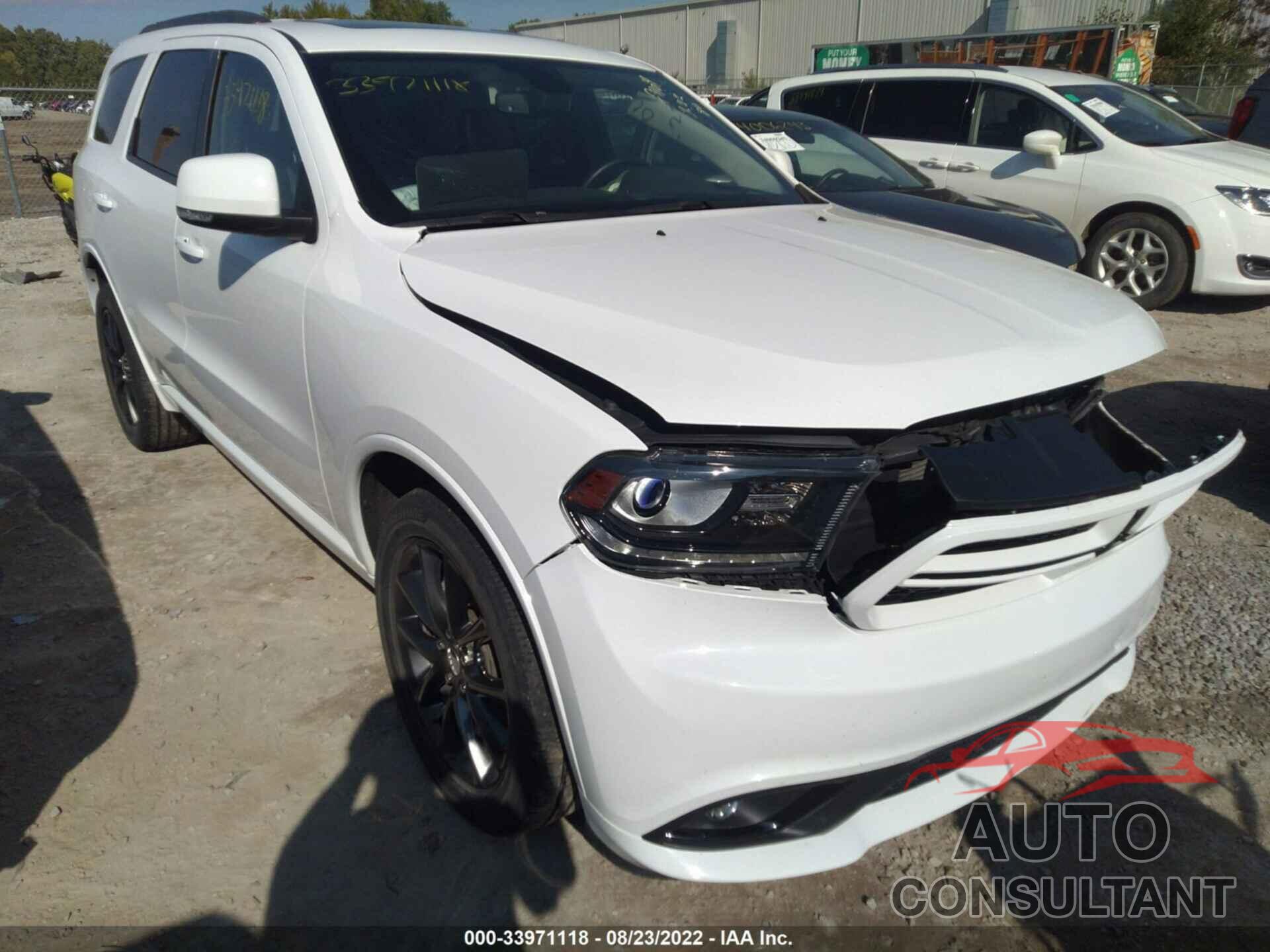 DODGE DURANGO 2018 - 1C4RDJDG7JC434652