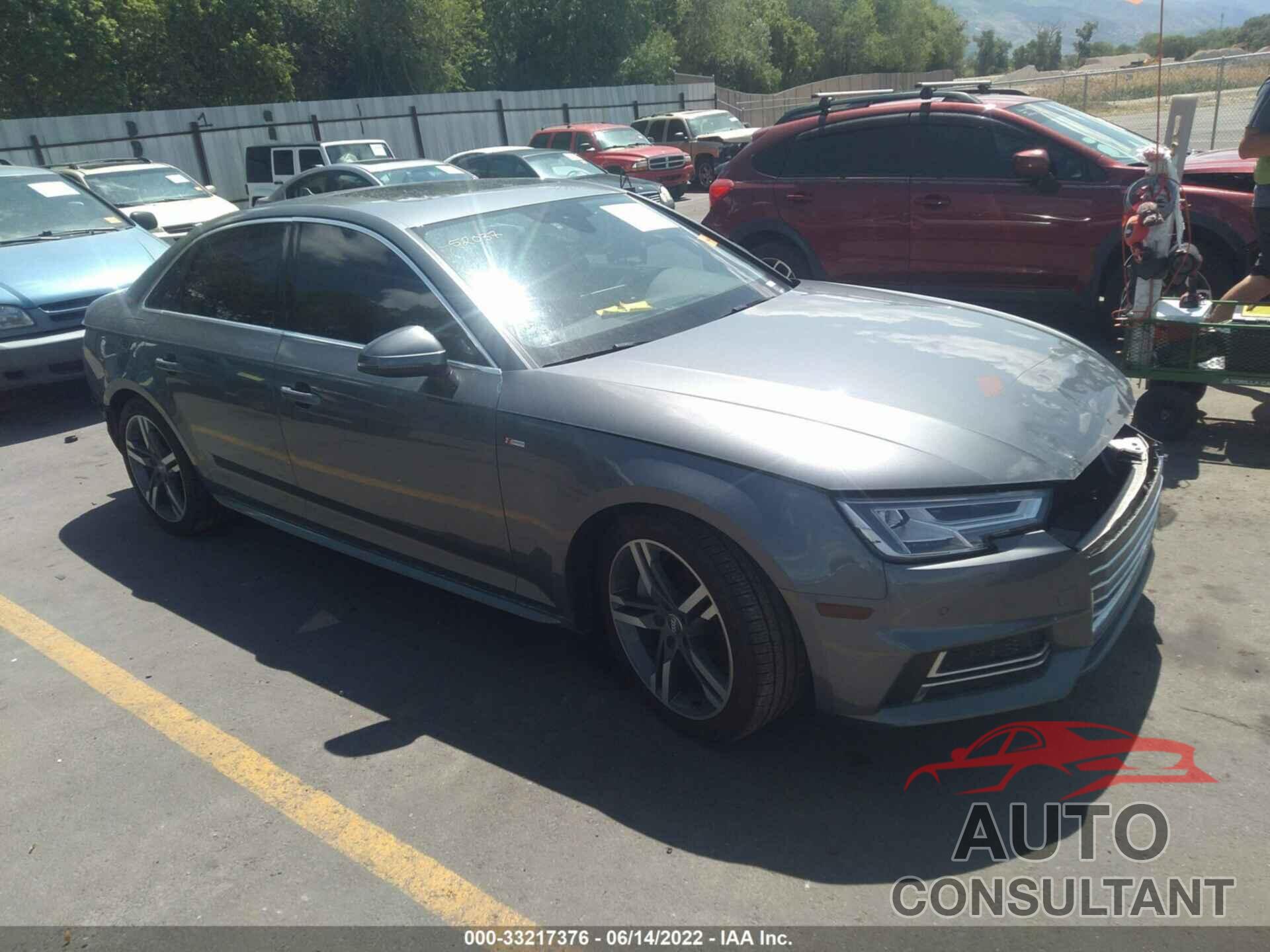 AUDI A4 2017 - WAUENAF41HN024651