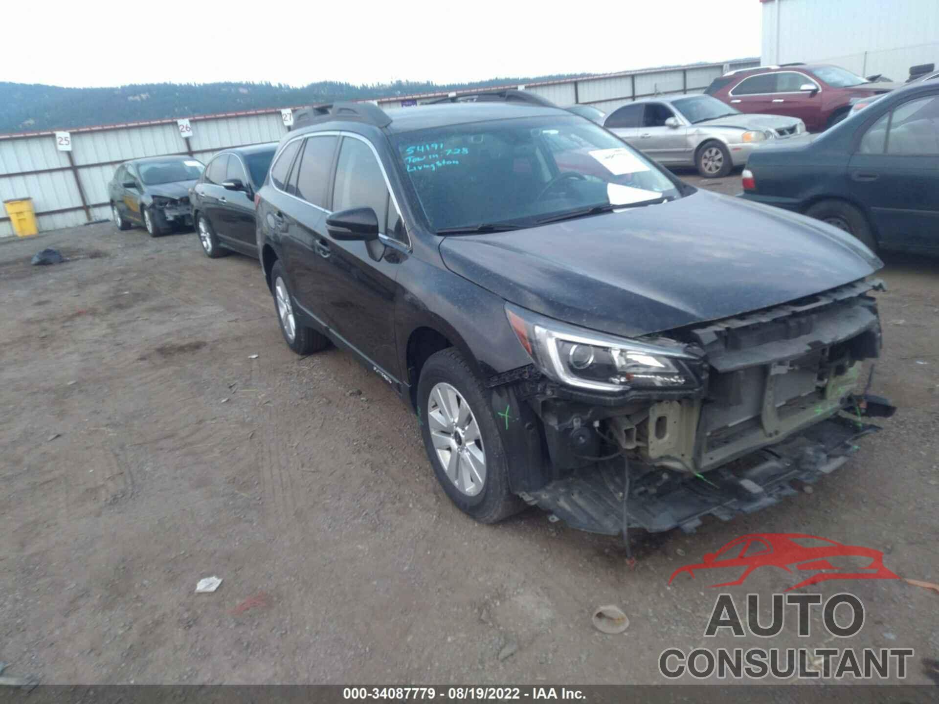 SUBARU OUTBACK 2018 - 4S4BSAFC5J3388154