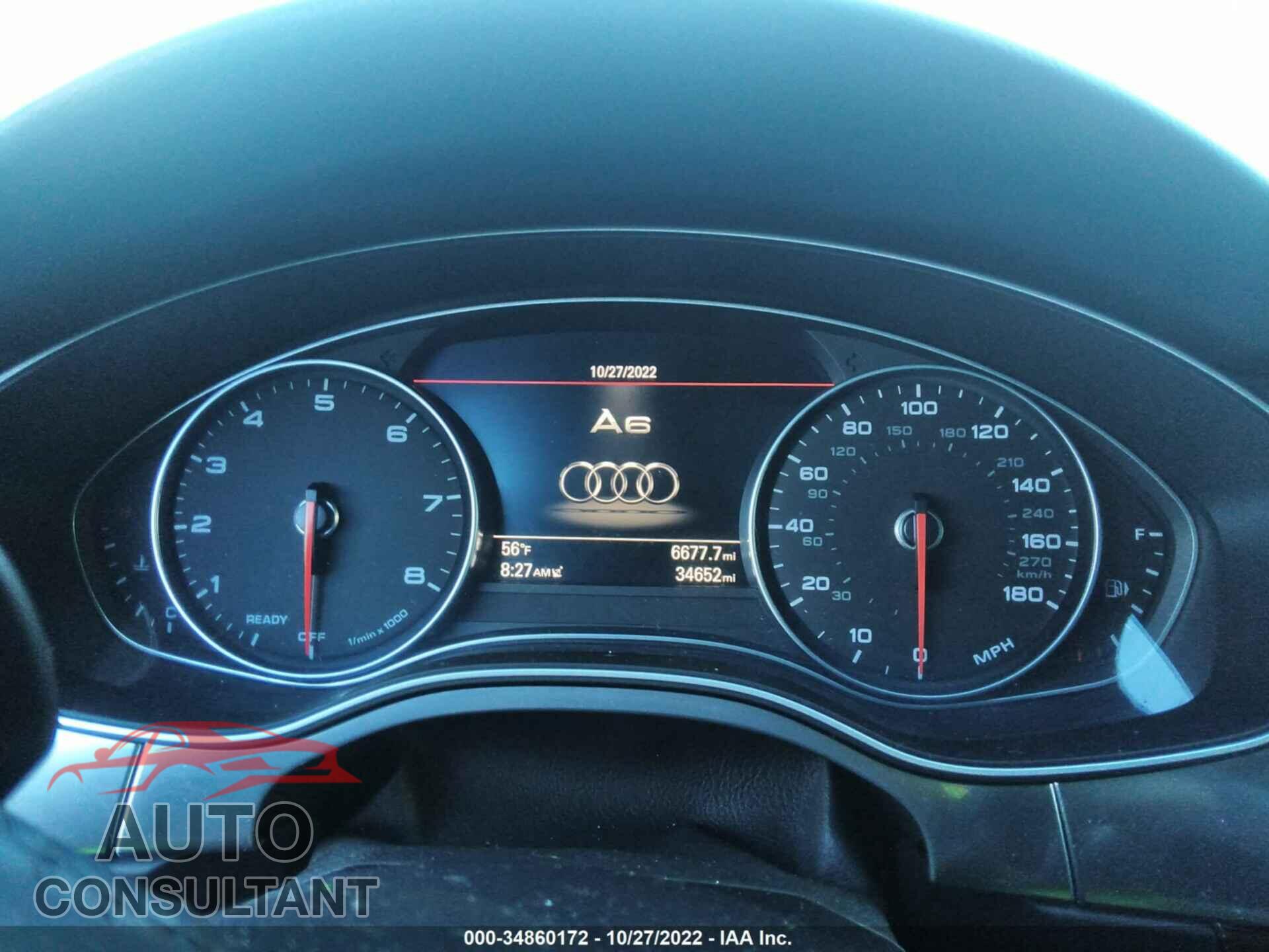 AUDI A6 2017 - WAUF2AFC9HN100041