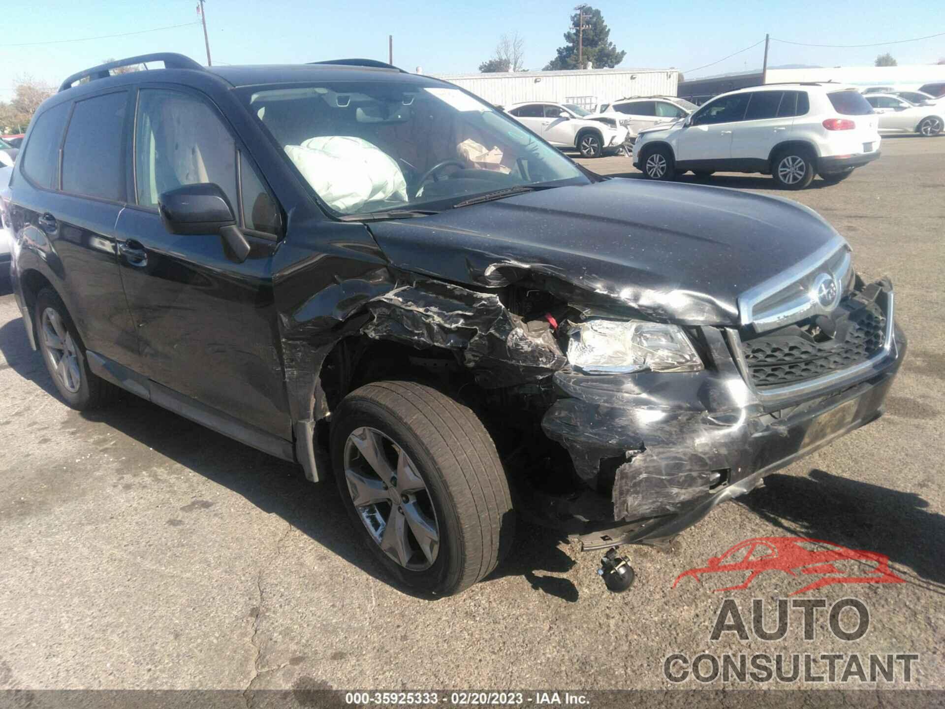 SUBARU FORESTER 2015 - JF2SJAFC4FH596397