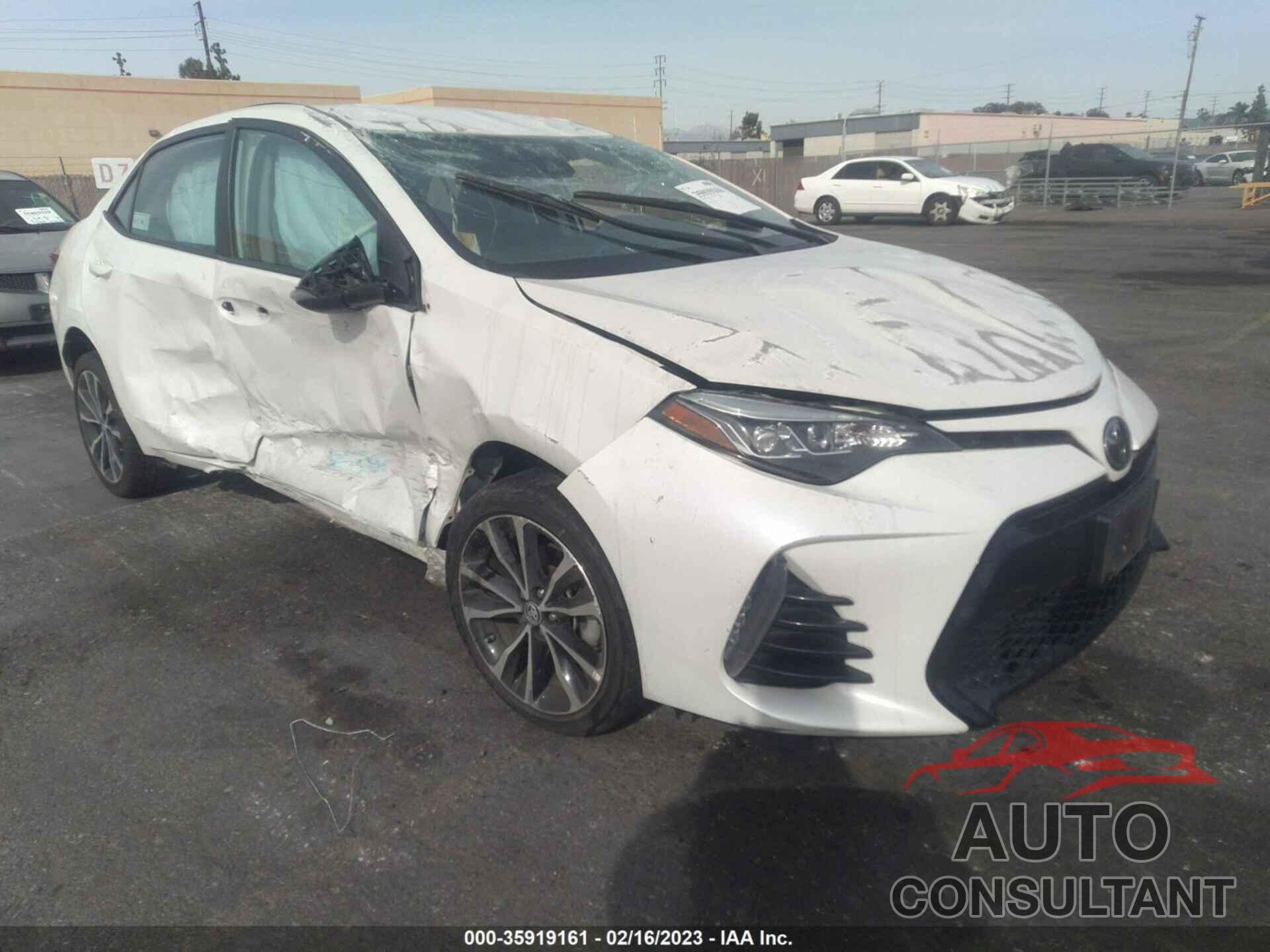TOYOTA COROLLA 2019 - 5YFBURHE6KP895729