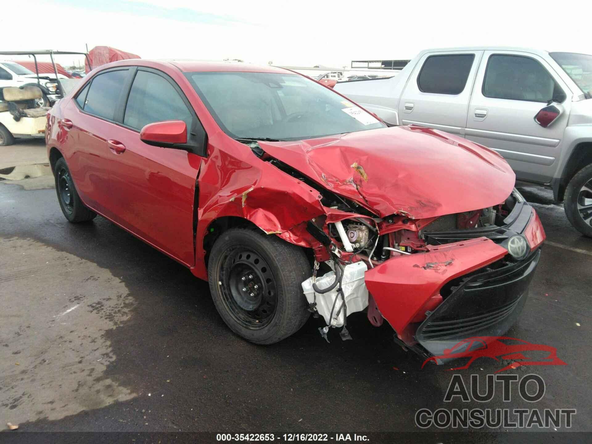 TOYOTA COROLLA 2018 - 2T1BURHE9JC101949