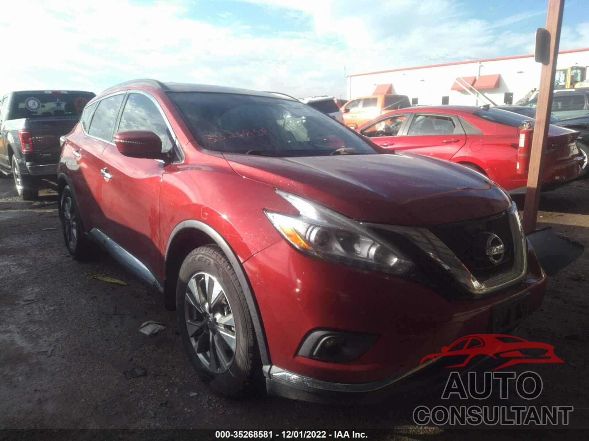 NISSAN MURANO 2017 - 5N1AZ2MG8HN116277