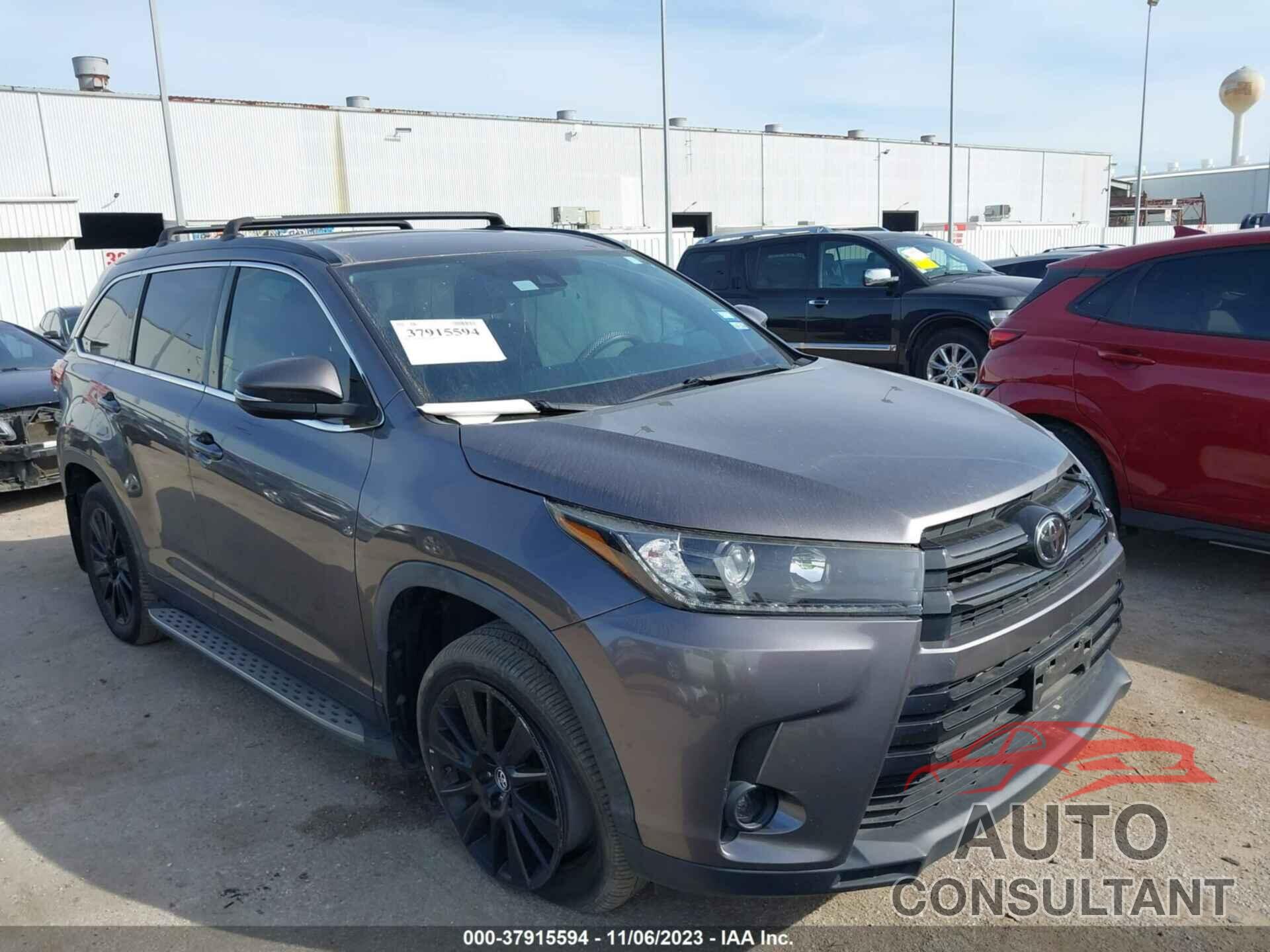 TOYOTA HIGHLANDER 2019 - 5TDKZRFH6KS355898