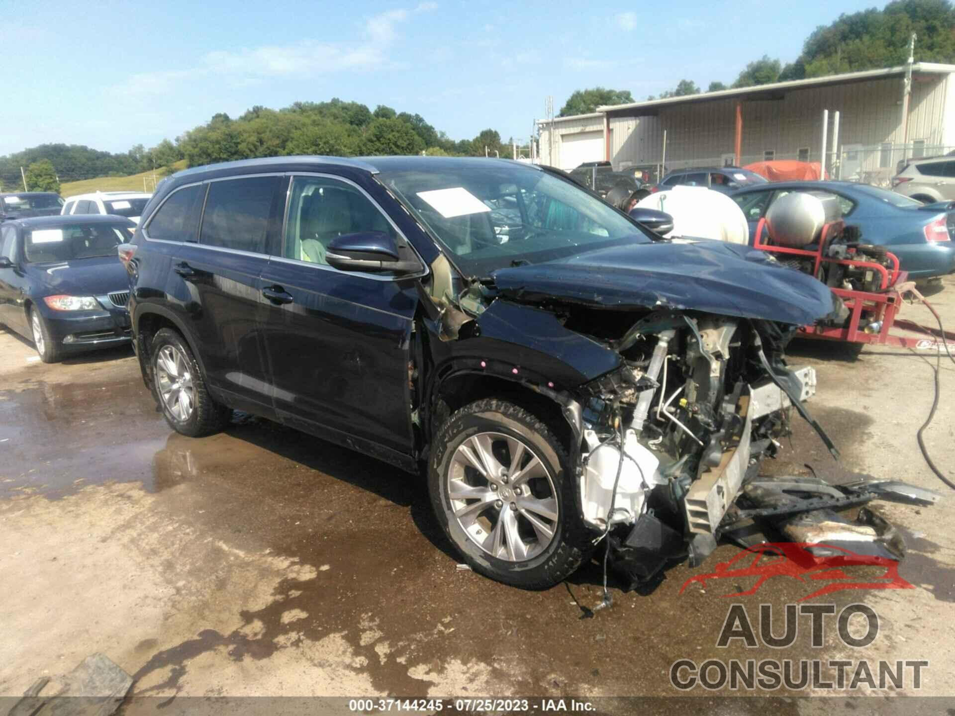 TOYOTA HIGHLANDER 2015 - 5TDJKRFHXFS176849