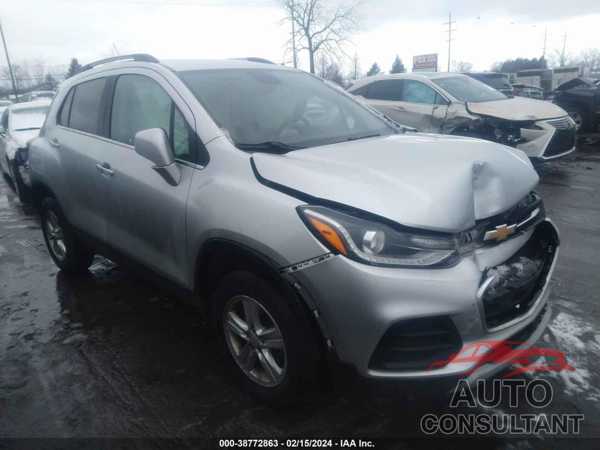 CHEVROLET TRAX 2019 - KL7CJPSB9KB833642