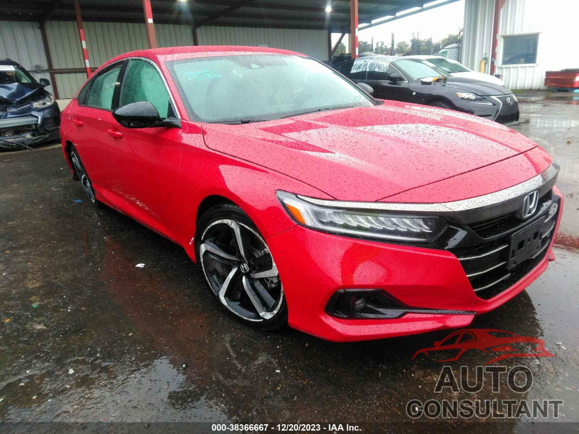 HONDA ACCORD 2021 - 1HGCV1F37MA011066