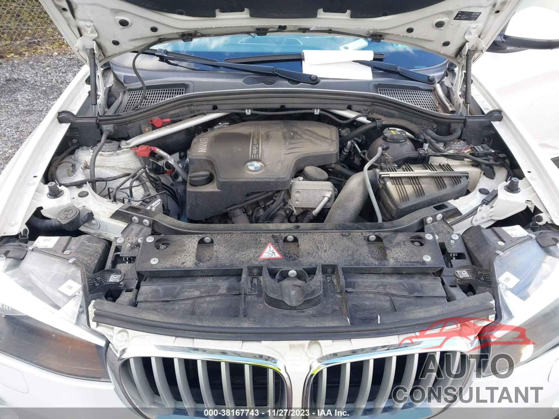 BMW X3 2016 - 5UXWX9C55G0D90476