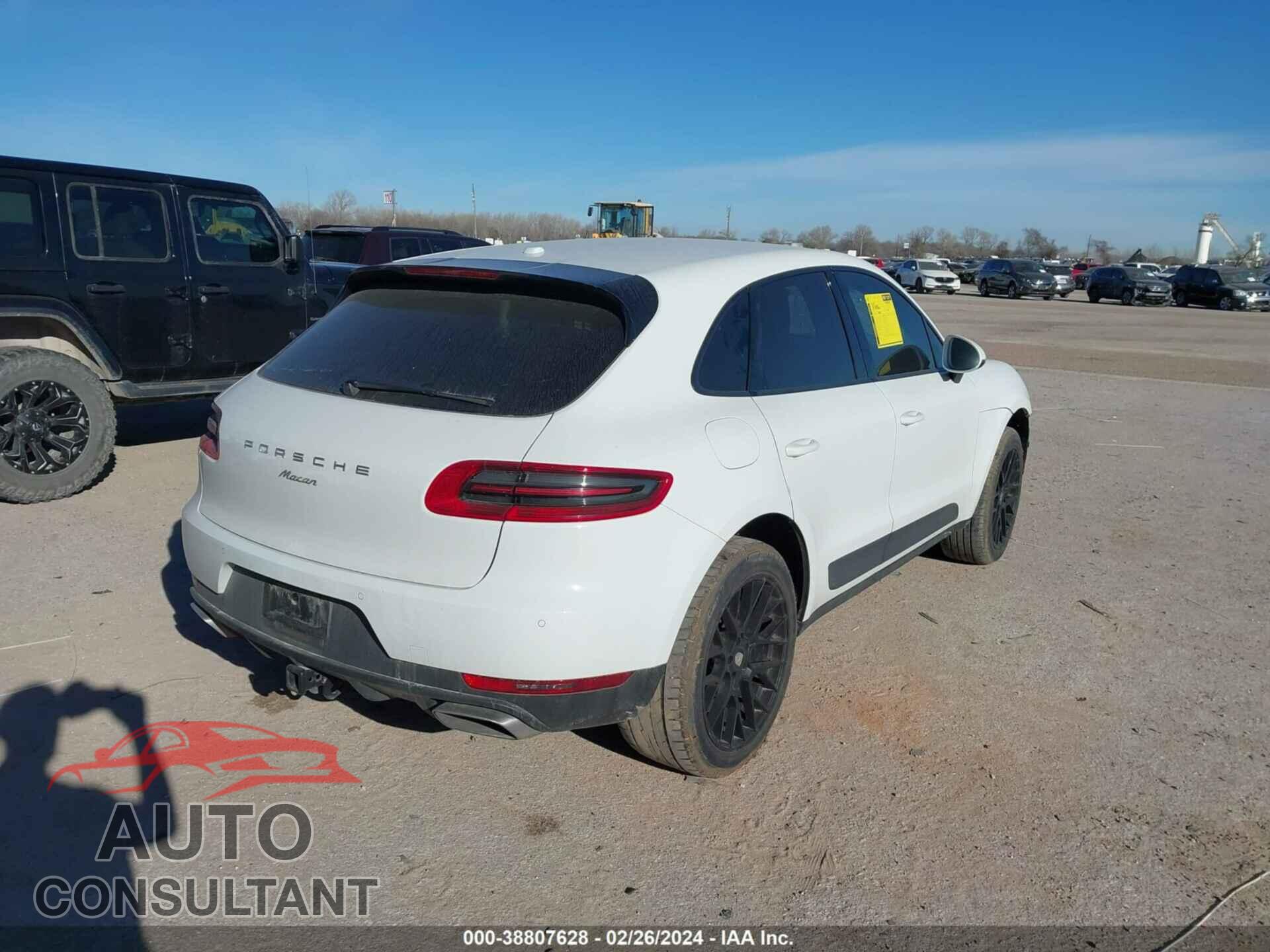 PORSCHE MACAN 2017 - WP1AA2A59HLB81129