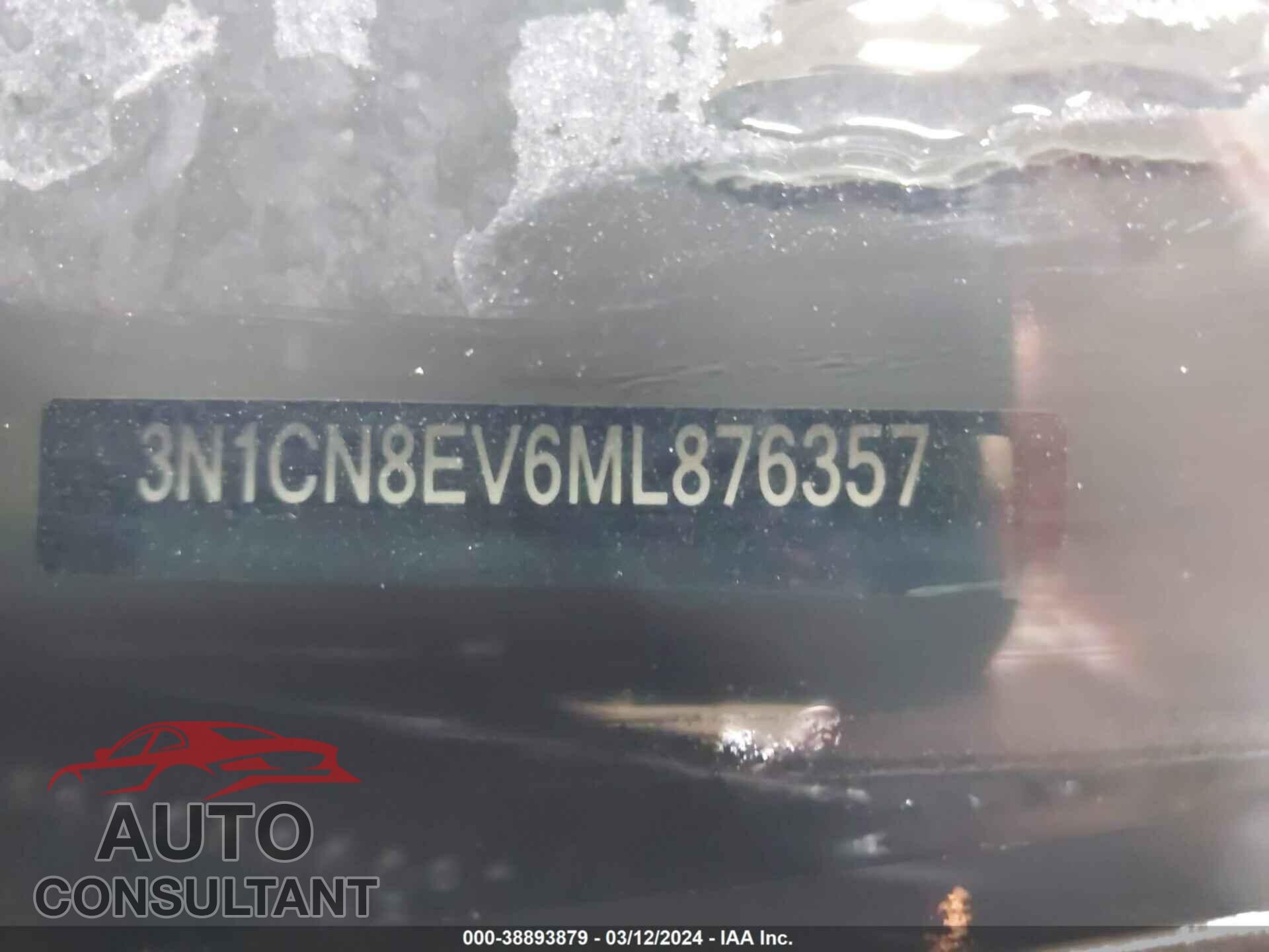 NISSAN VERSA 2021 - 3N1CN8EV6ML876357