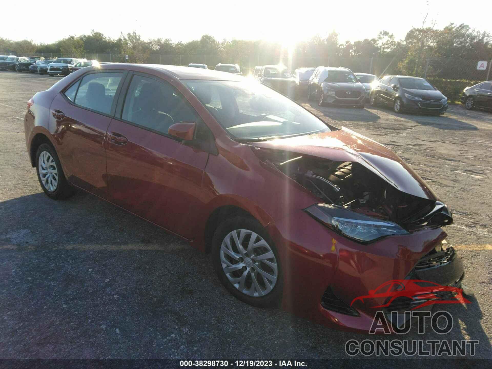 TOYOTA COROLLA 2019 - 5YFBURHE7KP943514