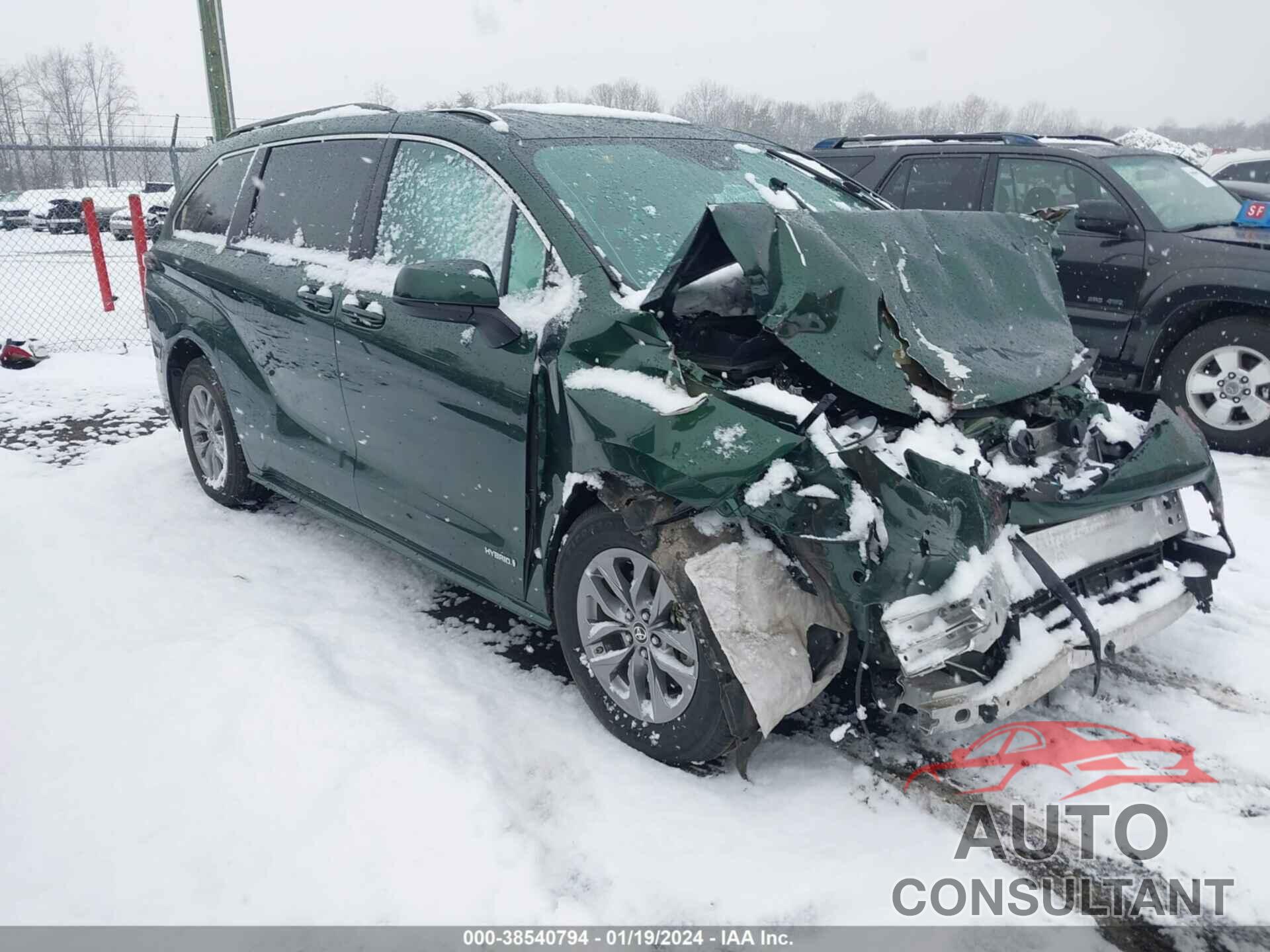 TOYOTA SIENNA 2021 - 5TDKRKECXMS063414