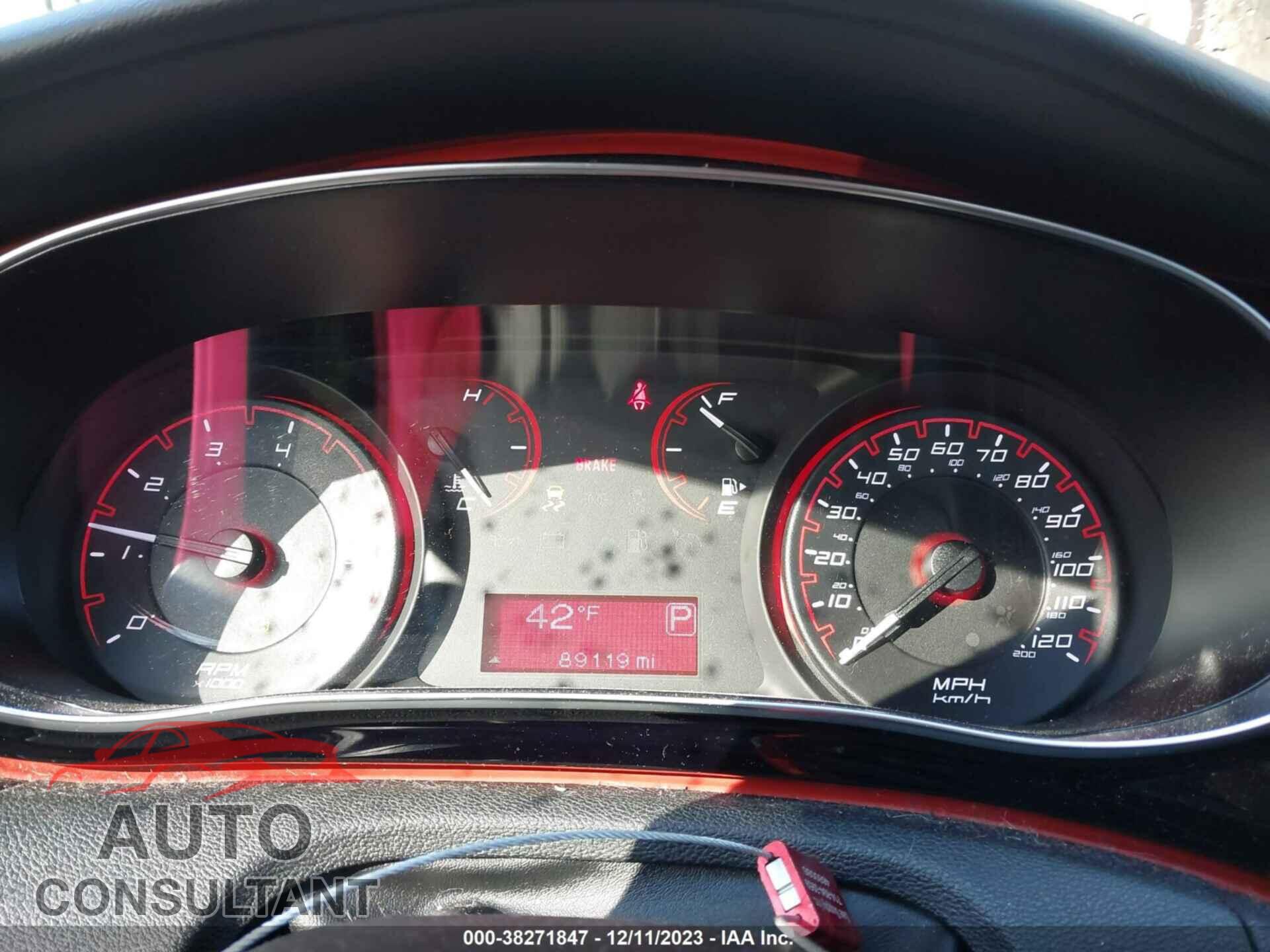DODGE DART 2015 - 1C3CDFBB3FD407609