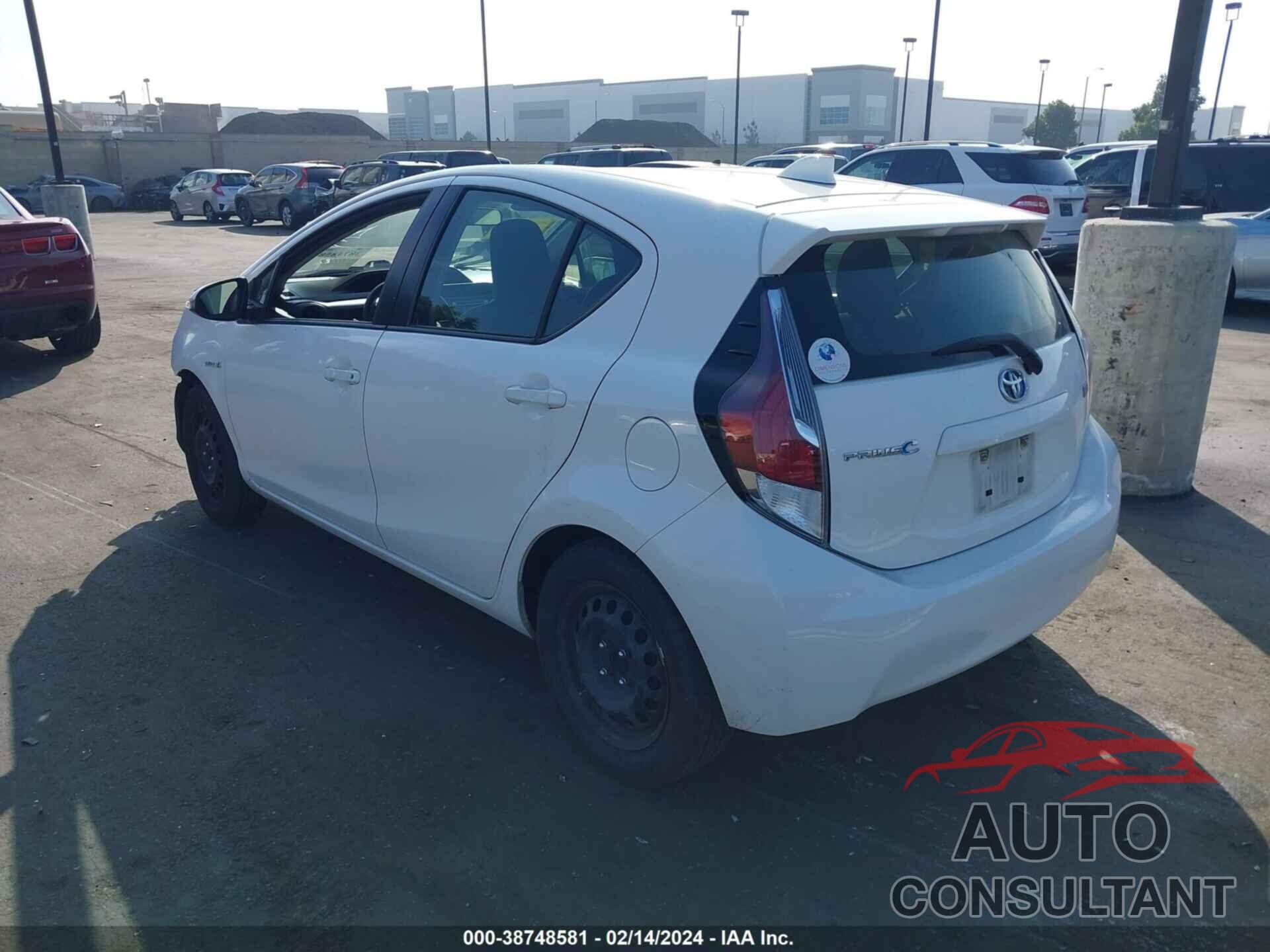 TOYOTA PRIUS C 2016 - JTDKDTB30G1119340