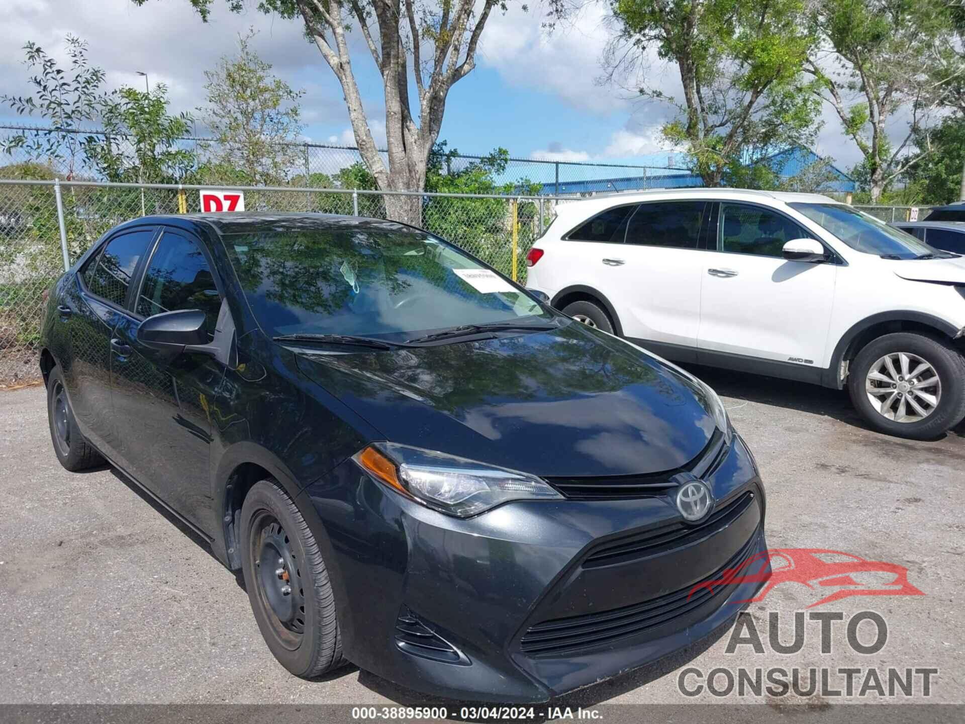TOYOTA COROLLA 2017 - 2T1BURHE2HC814105