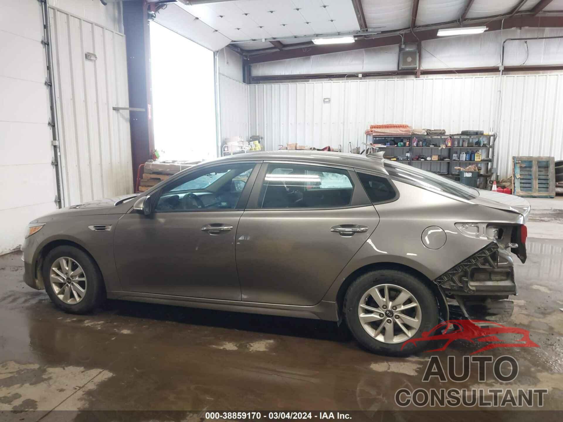 KIA OPTIMA 2018 - 5XXGT4L34JG220387