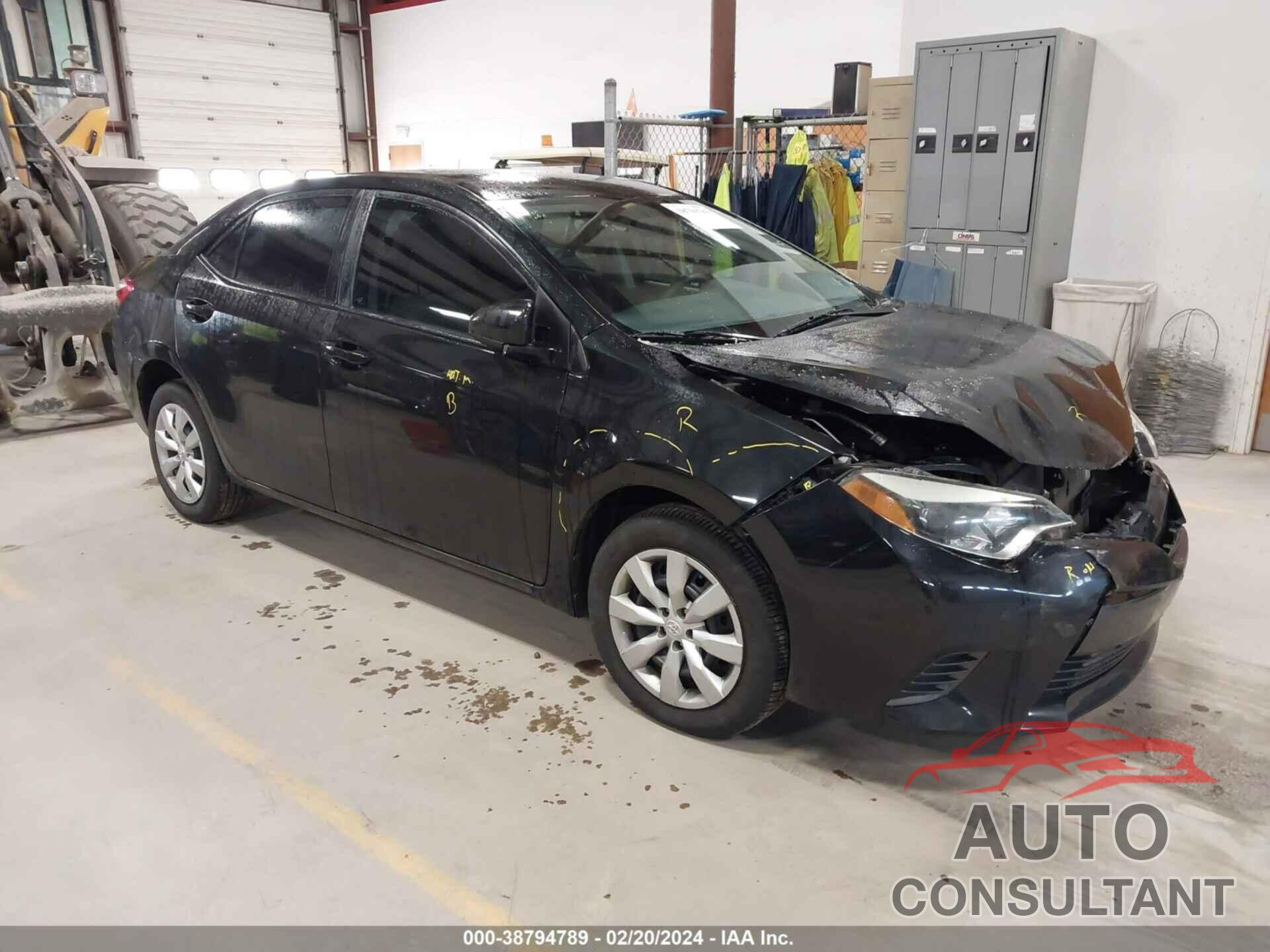 TOYOTA COROLLA 2016 - 5YFBURHE5GP383550