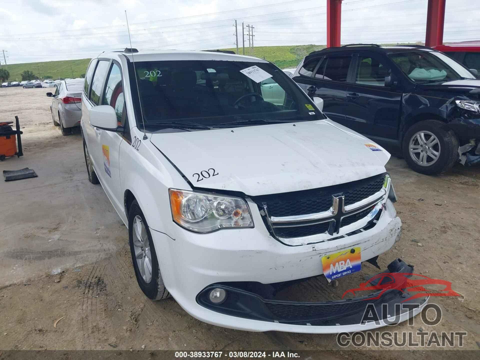 DODGE GRAND CARAVAN 2019 - 2C4RDGCG1KR712622