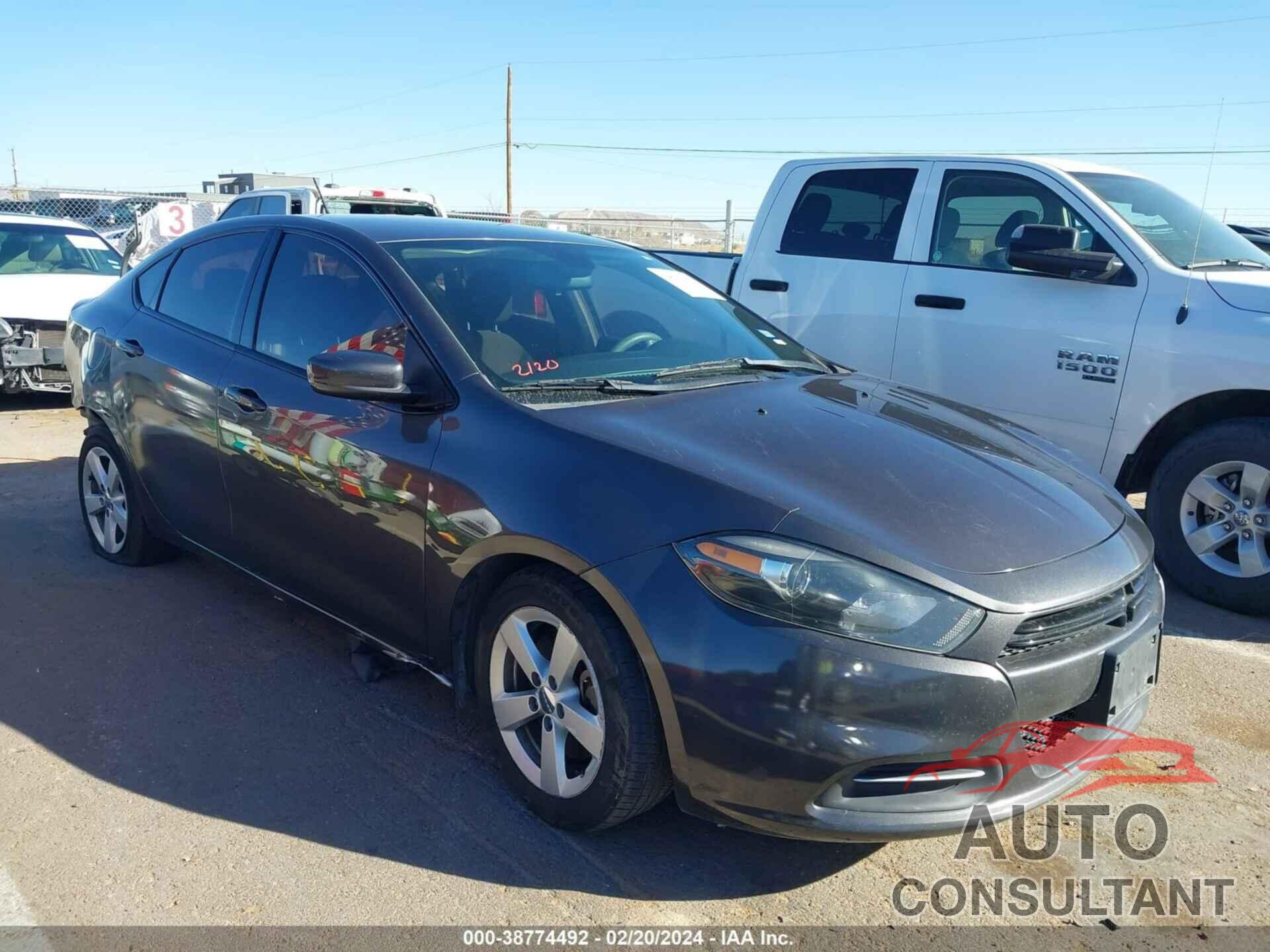 DODGE DART 2016 - 1C3CDFBBXGD555225