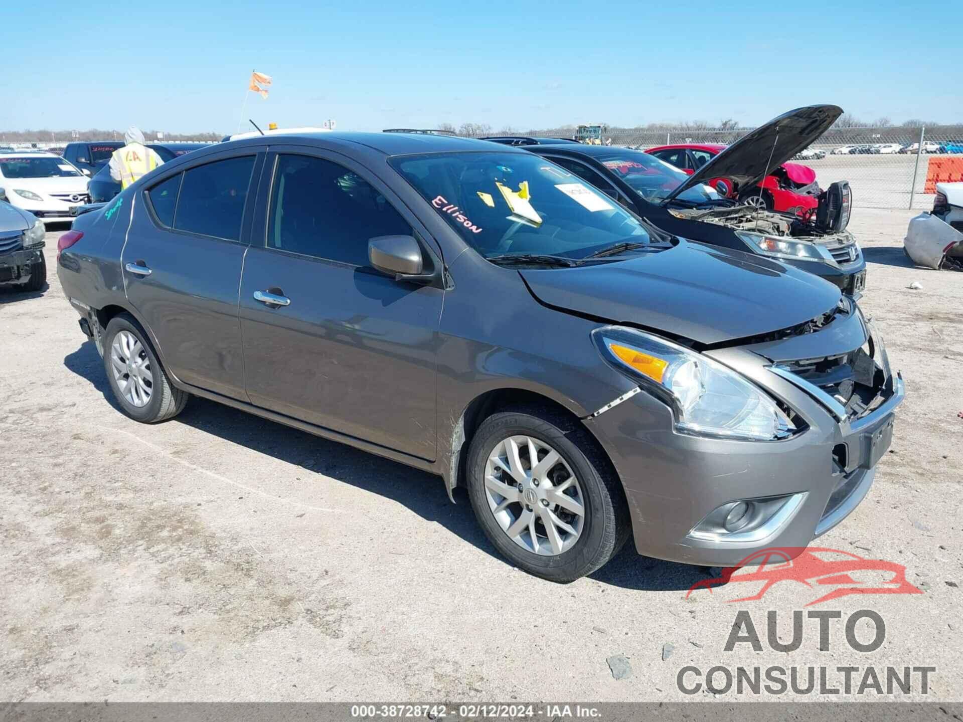 NISSAN VERSA 2016 - 3N1CN7AP3GL817238