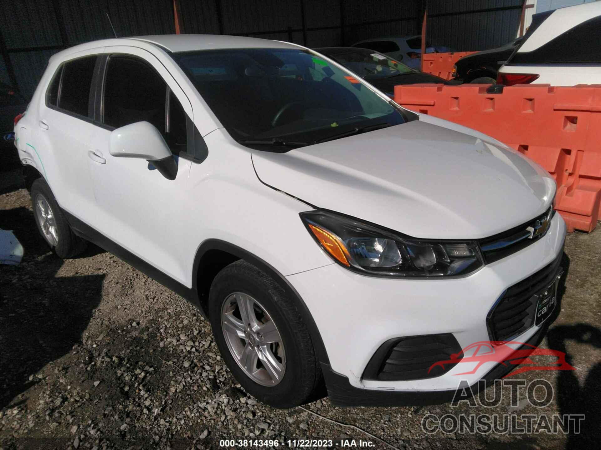 CHEVROLET TRAX 2019 - 3GNCJKSBXKL393992