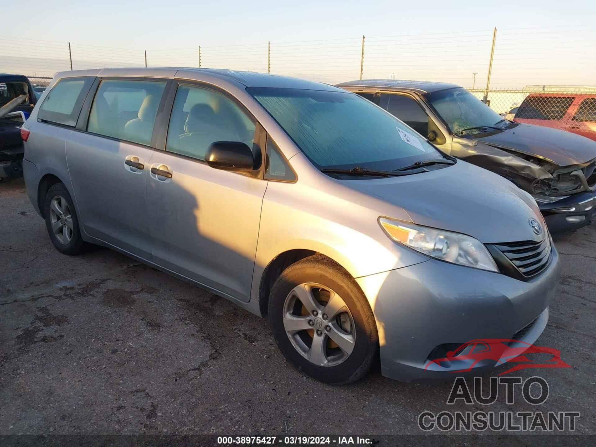 TOYOTA SIENNA 2017 - 5TDZZ3DC1HS821572