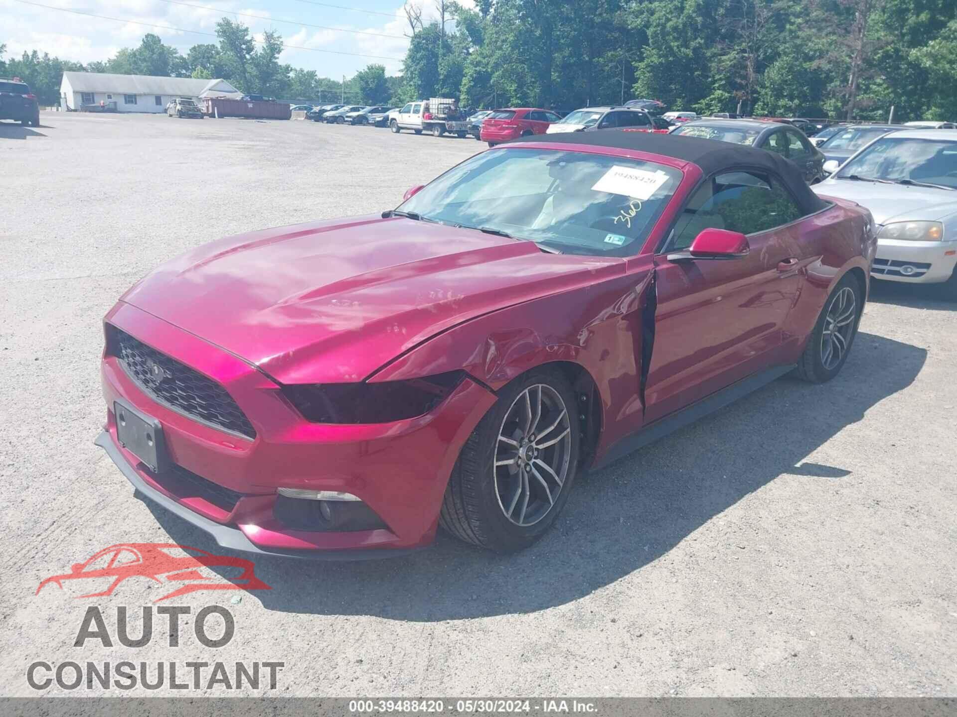FORD MUSTANG 2017 - 1FATP8UH4H5331448