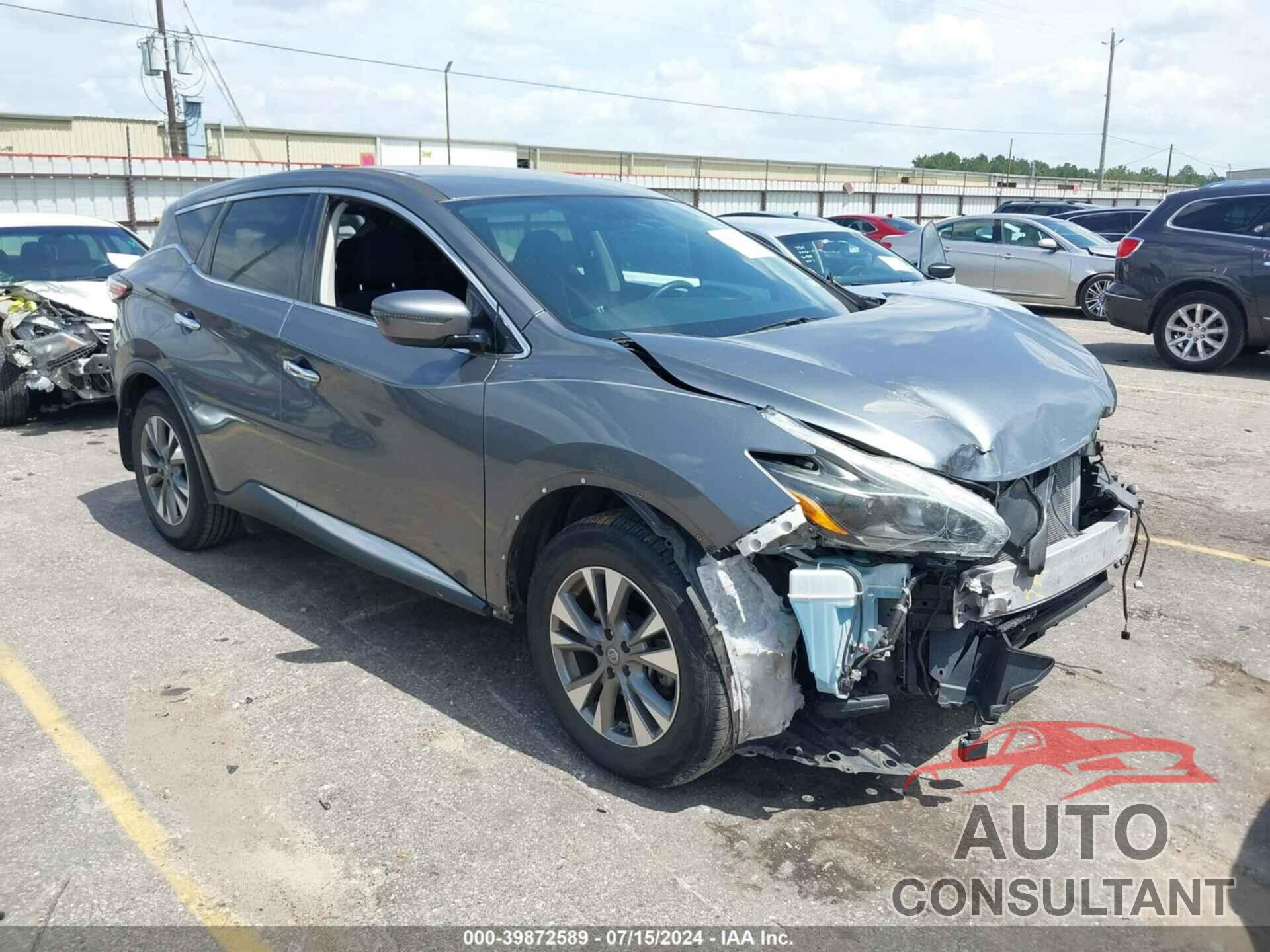 NISSAN MURANO 2018 - 5N1AZ2MG0JN168329