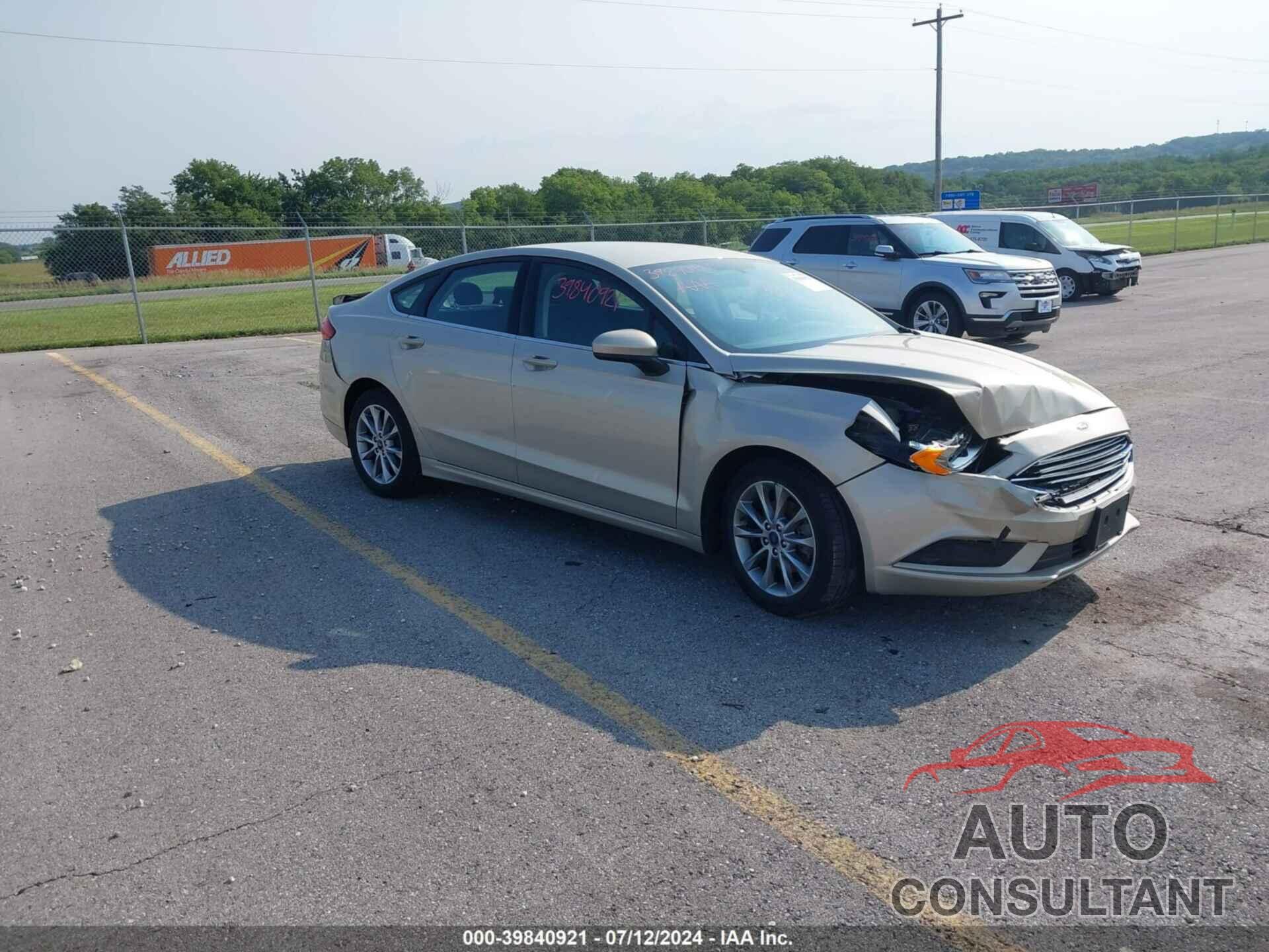 FORD FUSION 2017 - 3FA6P0H70HR412850