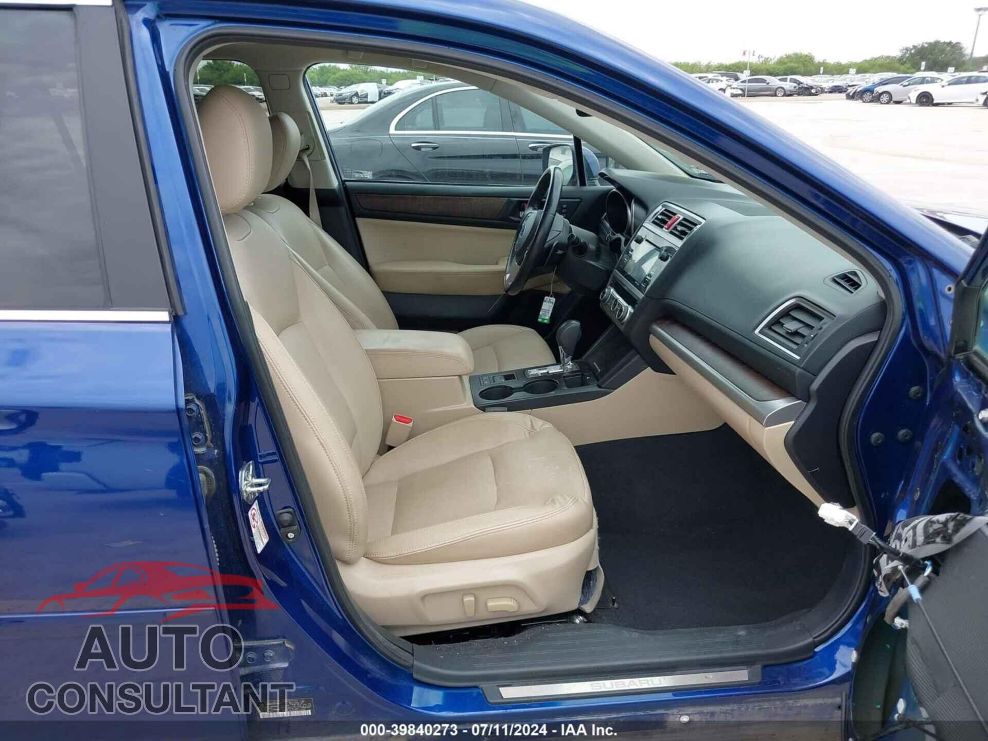 SUBARU OUTBACK 2016 - 4S4BSENCXG3244617
