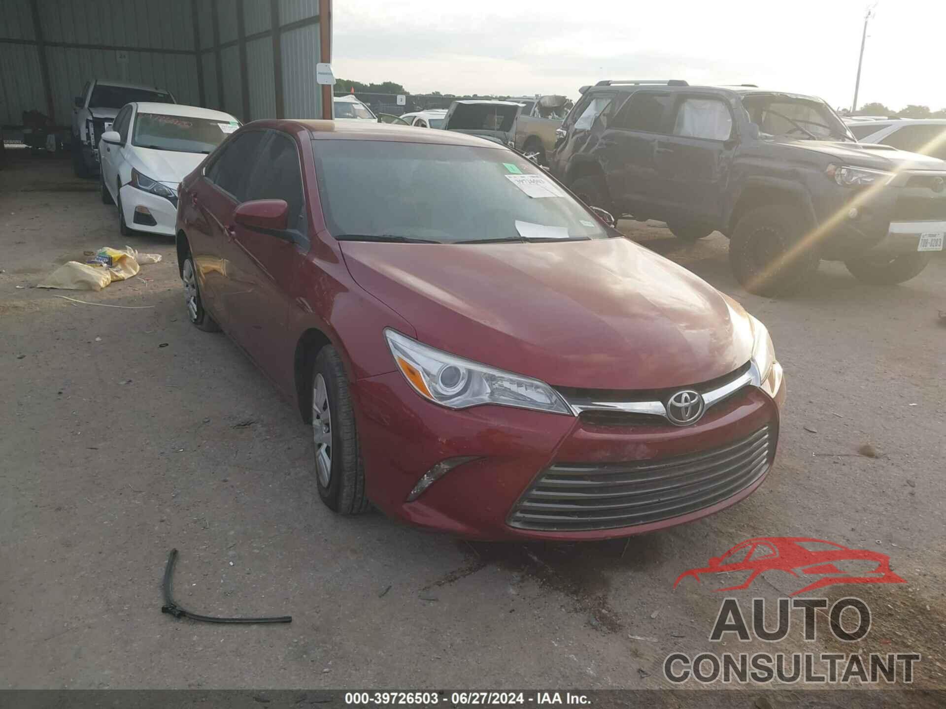 TOYOTA CAMRY 2017 - 4T1BF1FK0HU774531