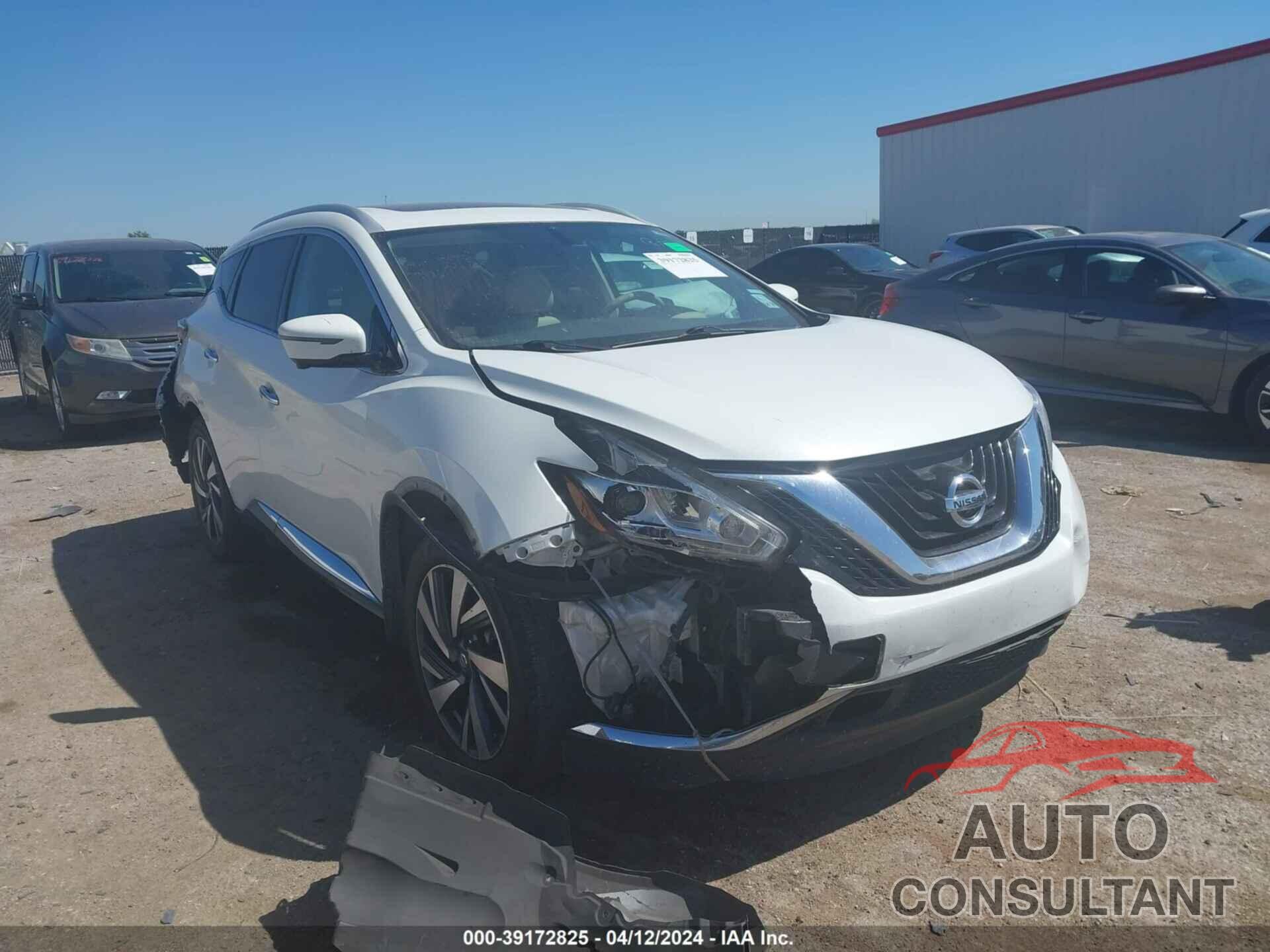 NISSAN MURANO 2018 - 5N1AZ2MG1JN122427