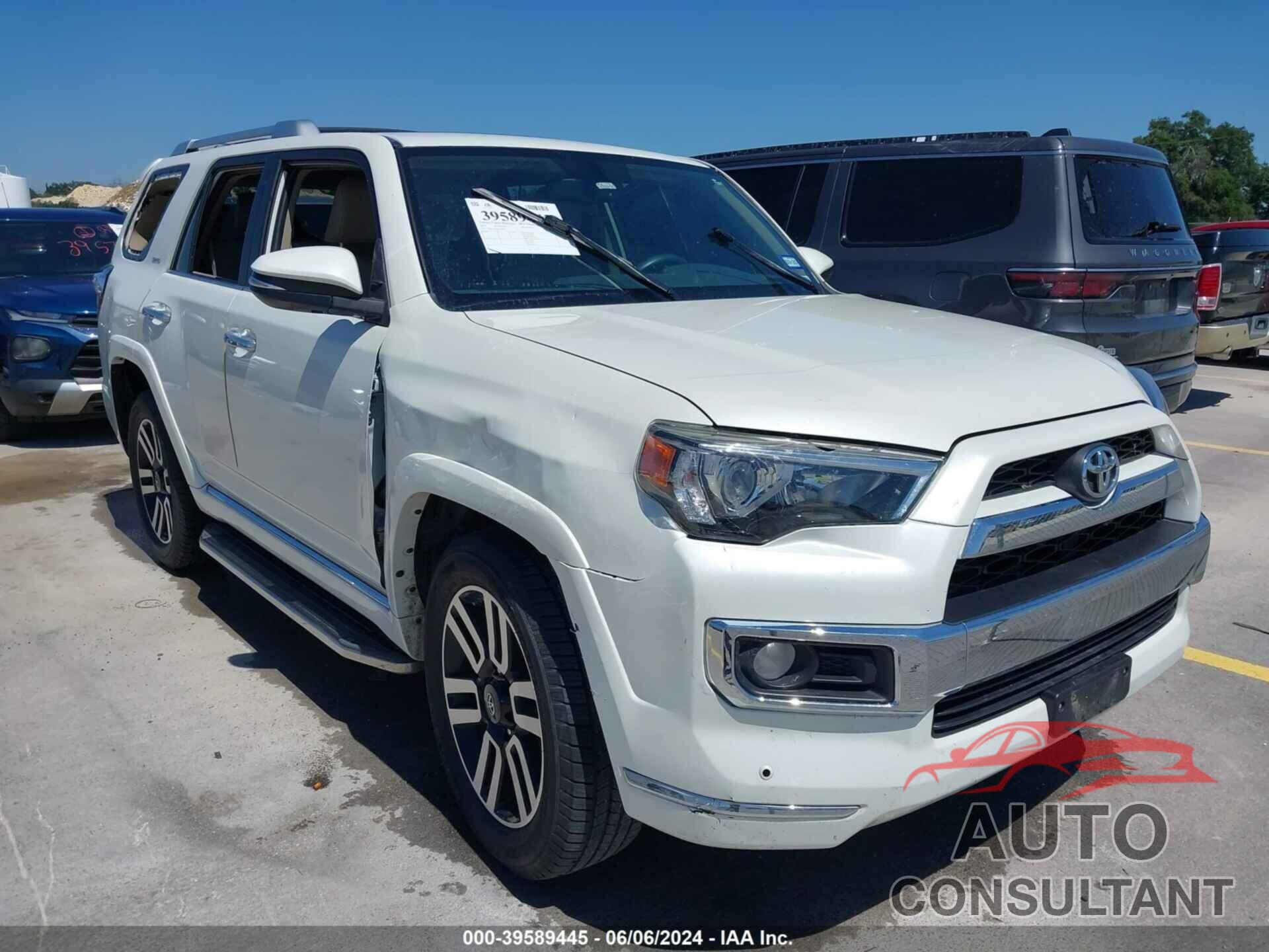 TOYOTA 4RUNNER 2019 - JTEZU5JR8K5194283