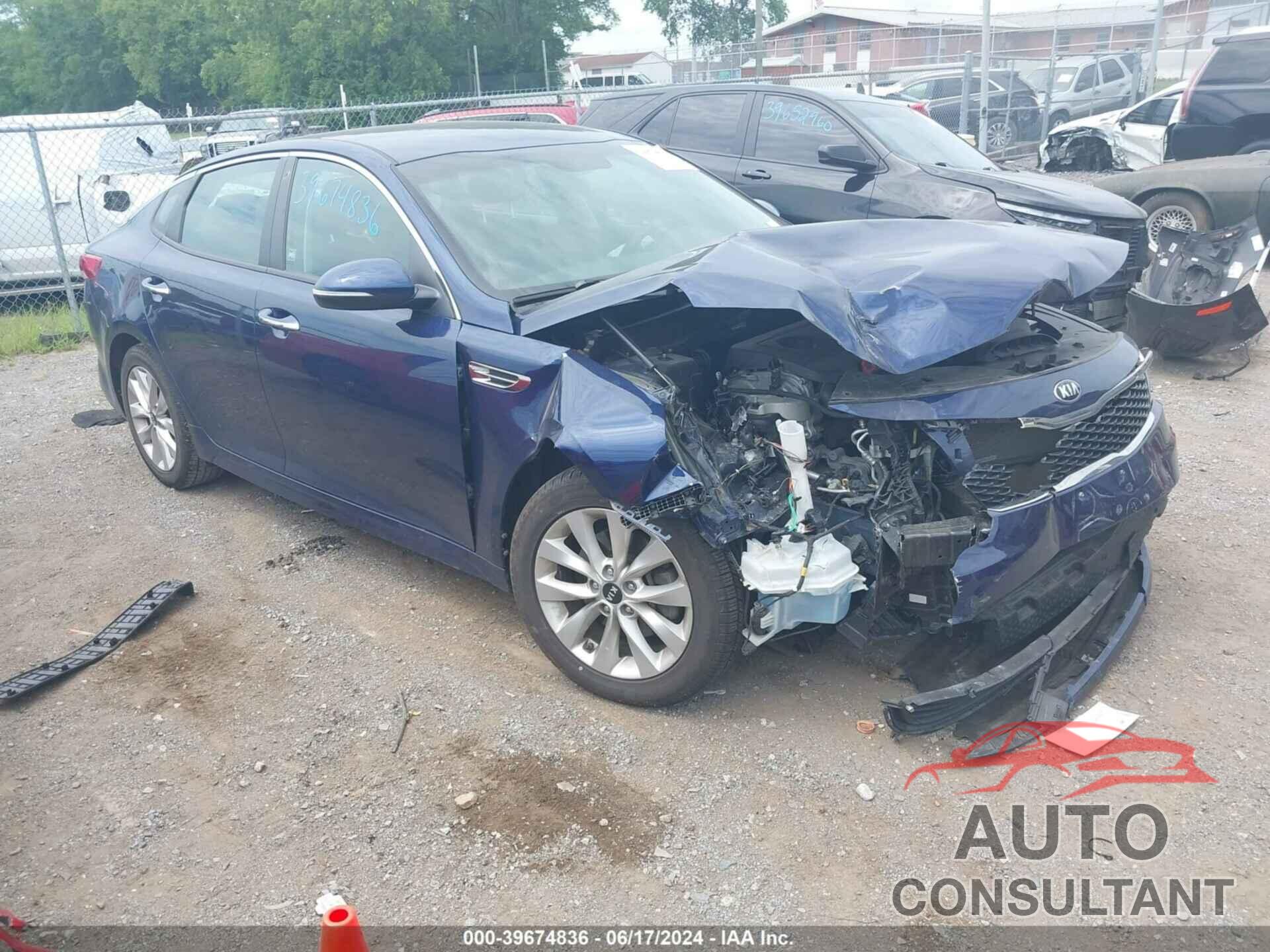 KIA OPTIMA 2018 - 5XXGT4L38JG252940