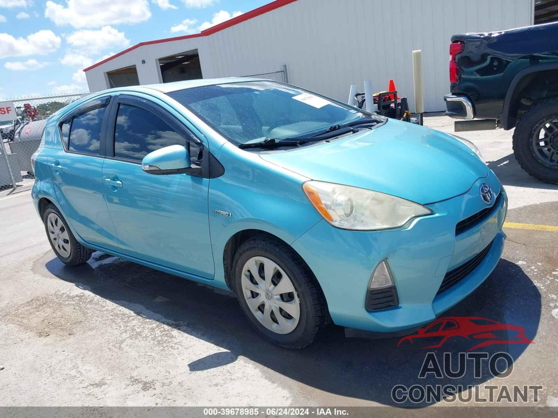 TOYOTA PRIUS C 2012 - JTDKDTB32C1006600