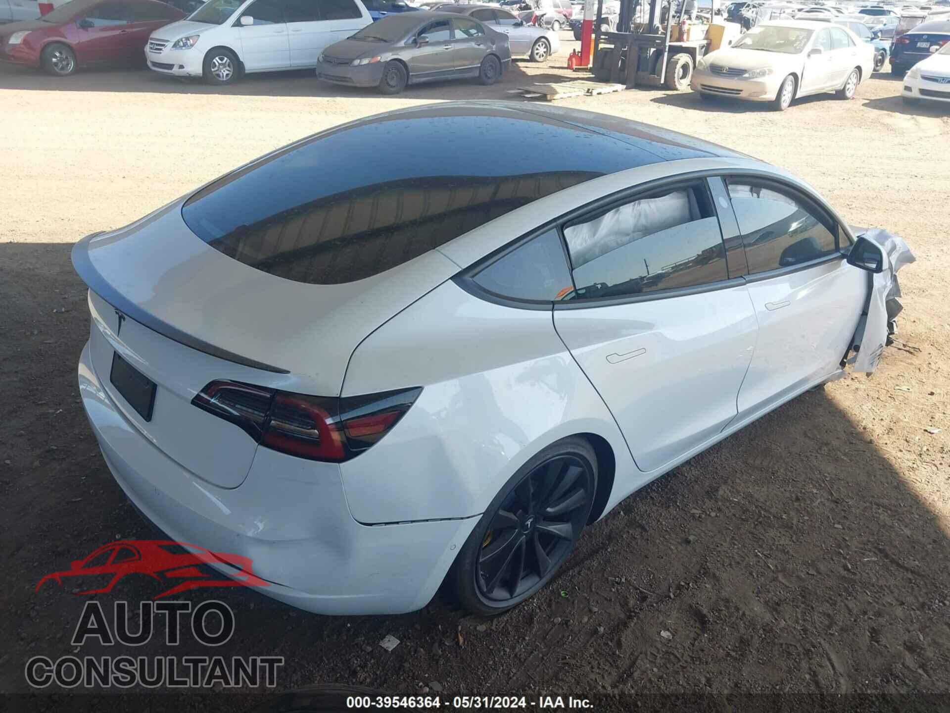 TESLA MODEL 3 2018 - 5YJ3E1EB6JF098064