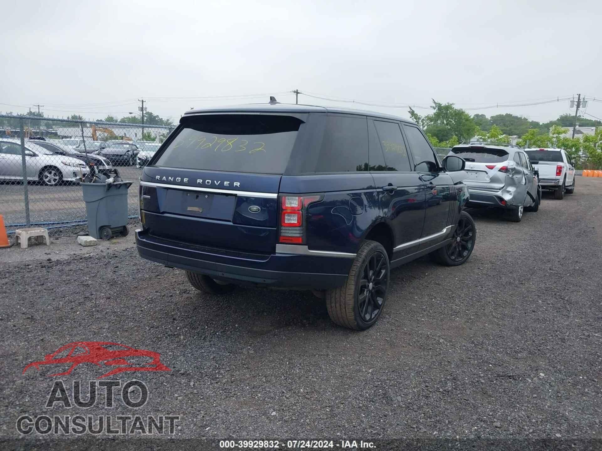 LAND ROVER RANGE ROVER 2015 - SALGS2TF8FA238761