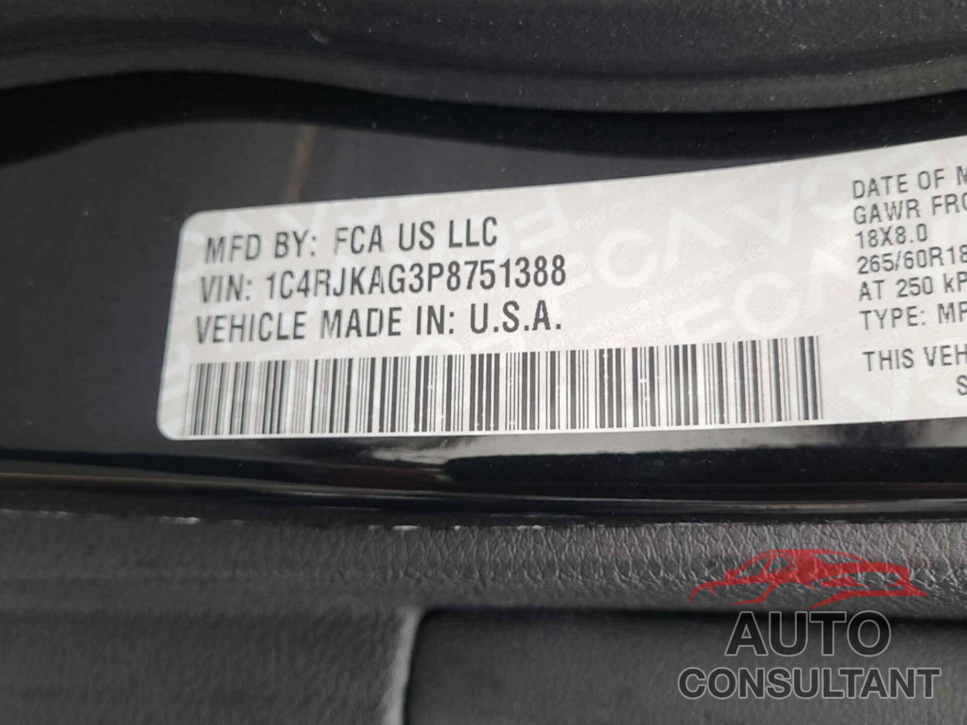 JEEP GRAND CHEROKEE 2023 - 1C4RJKAG3P8751388