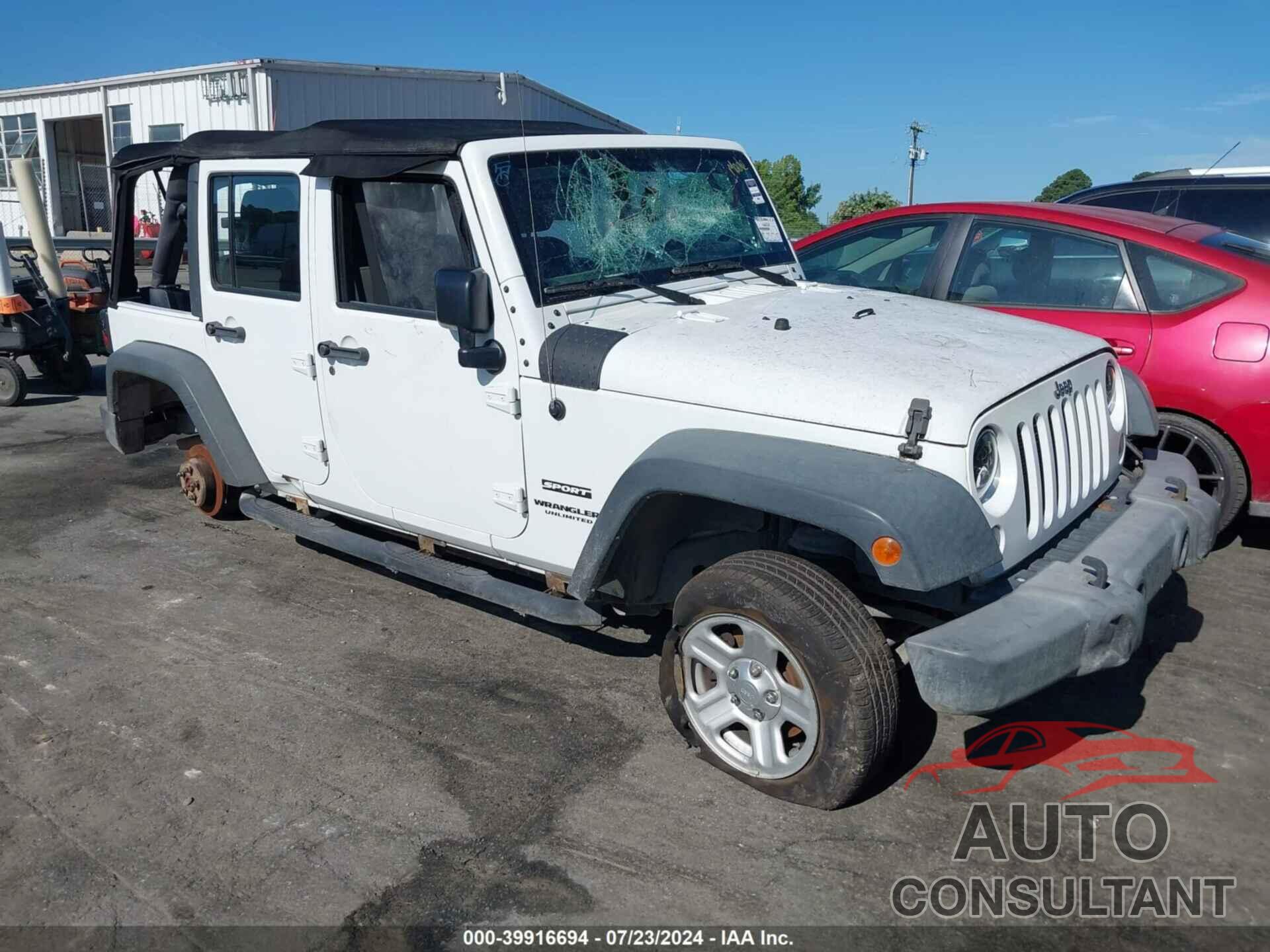 JEEP WRANGLER UNLIMITED 2017 - 1C4BJWDG1HL536630