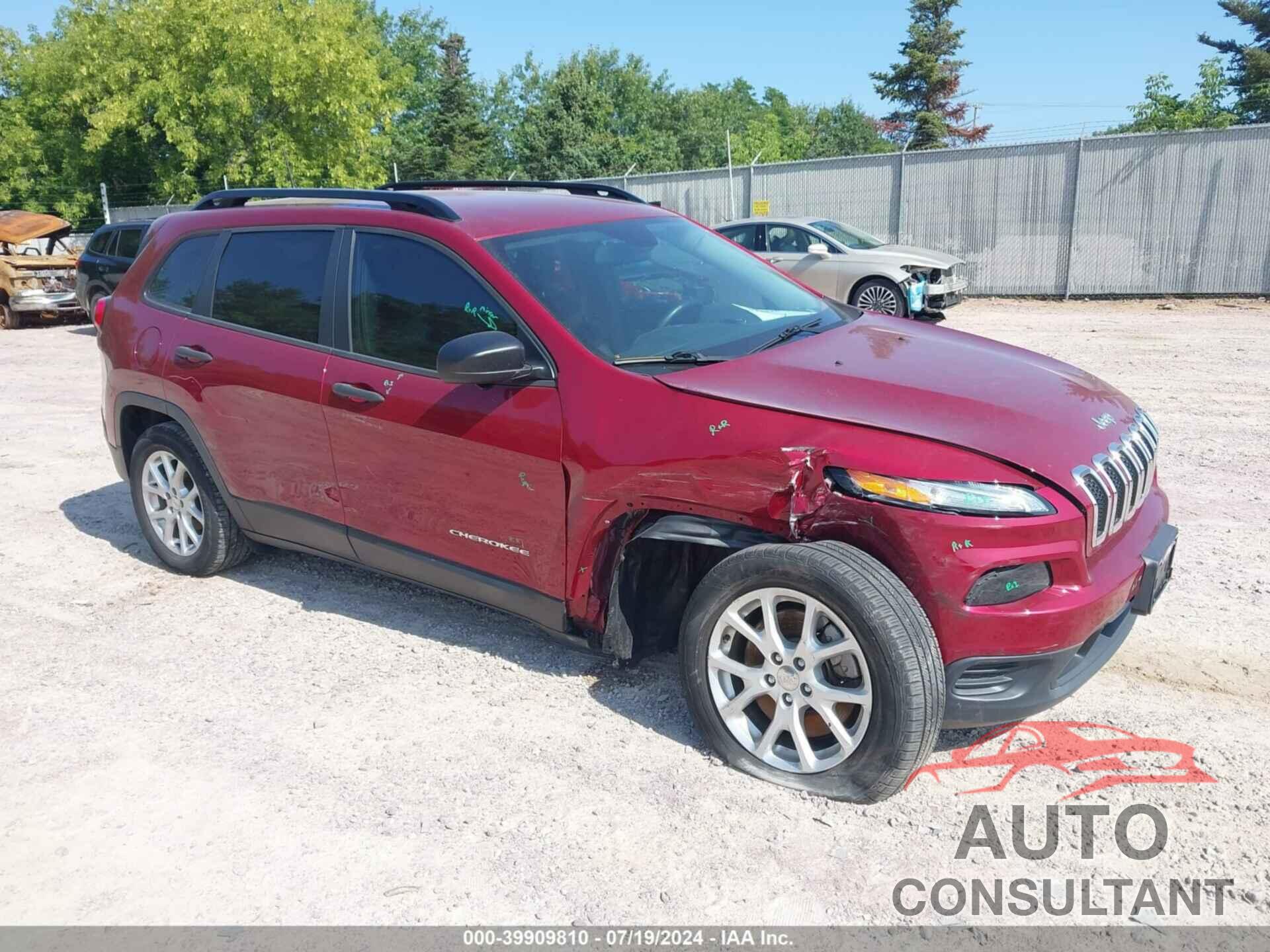 JEEP CHEROKEE 2016 - 1C4PJLAB6GW159450