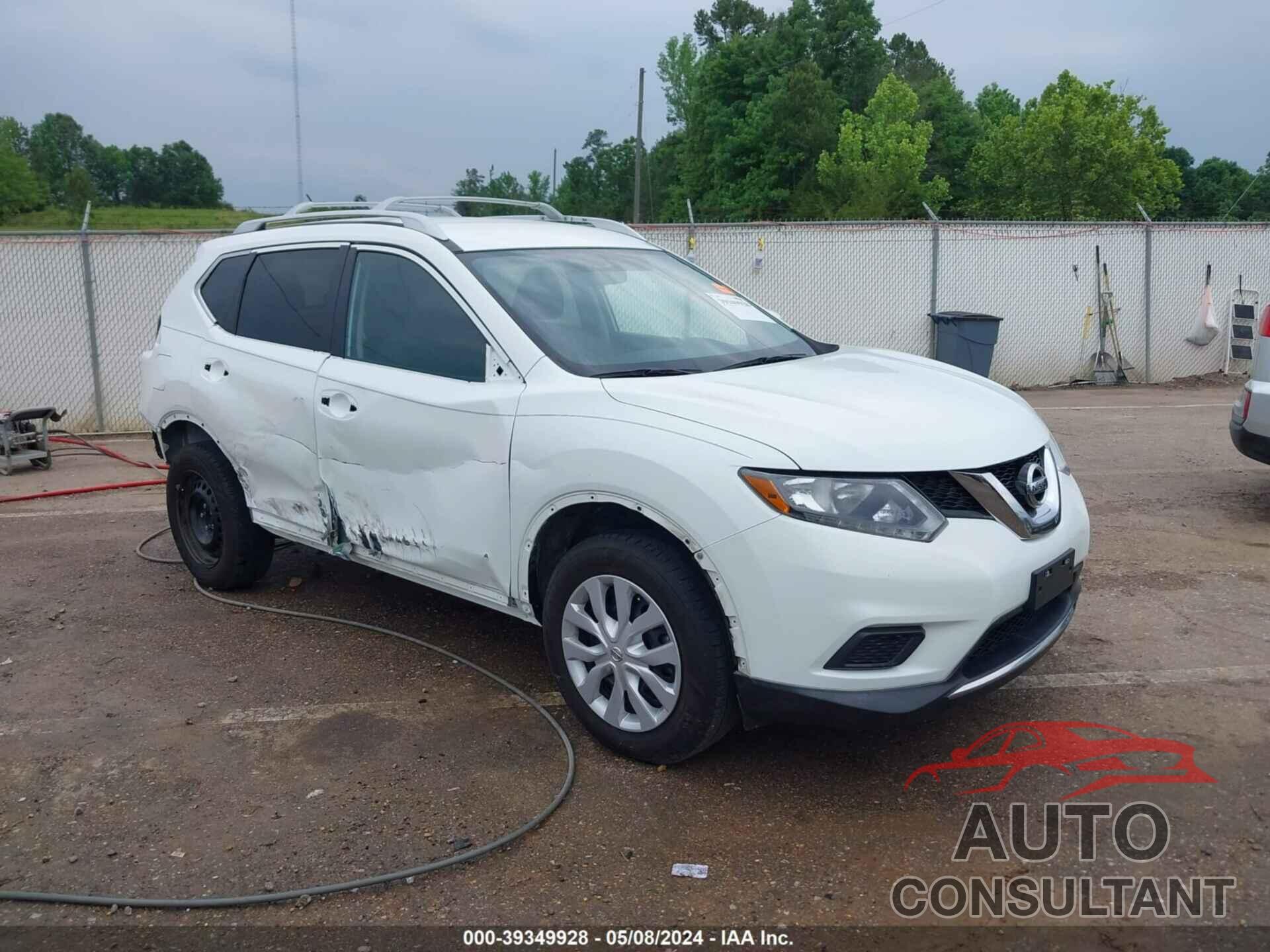 NISSAN ROGUE 2016 - KNMAT2MTXGP707216