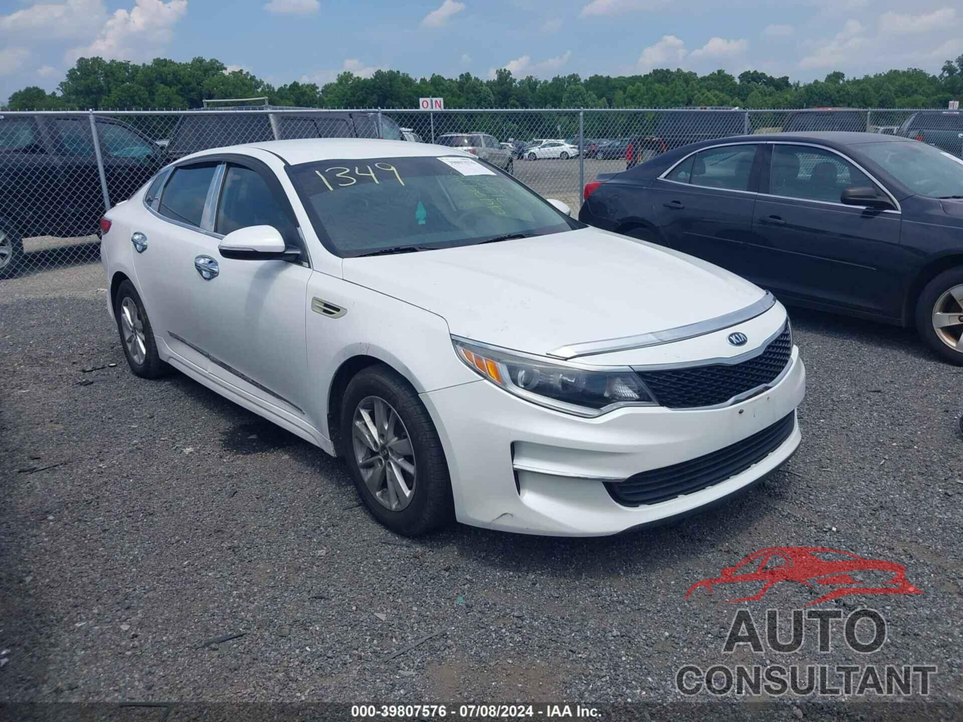 KIA OPTIMA 2016 - 5XXGT4L30GG081349