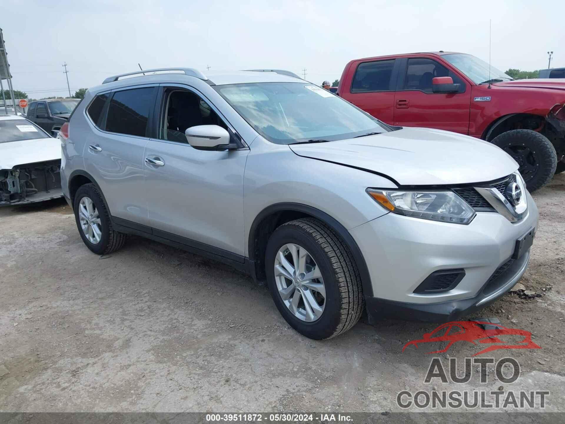 NISSAN ROGUE 2016 - KNMAT2MT3GP632150