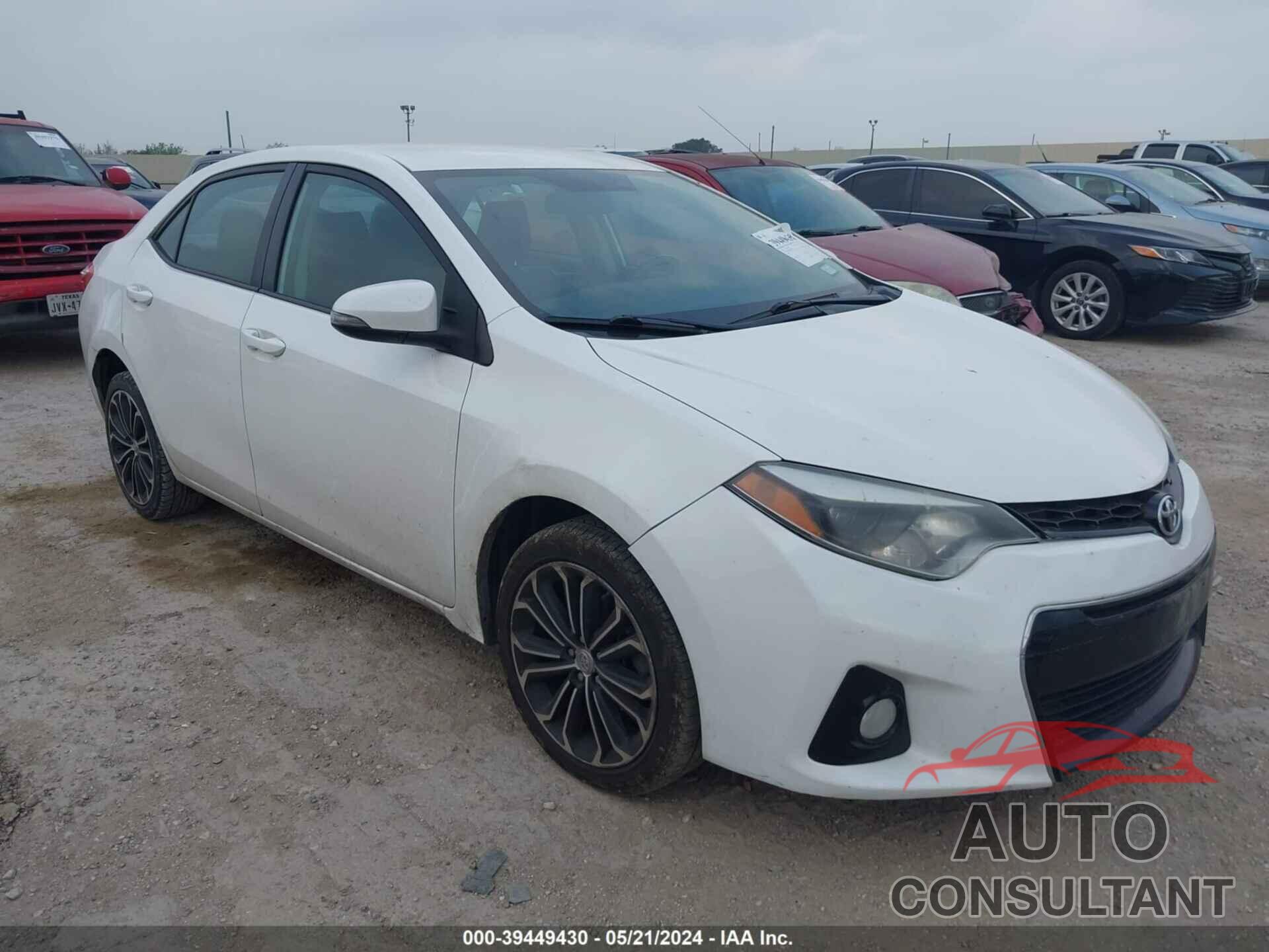 TOYOTA COROLLA 2016 - 5YFBURHE6GP487545