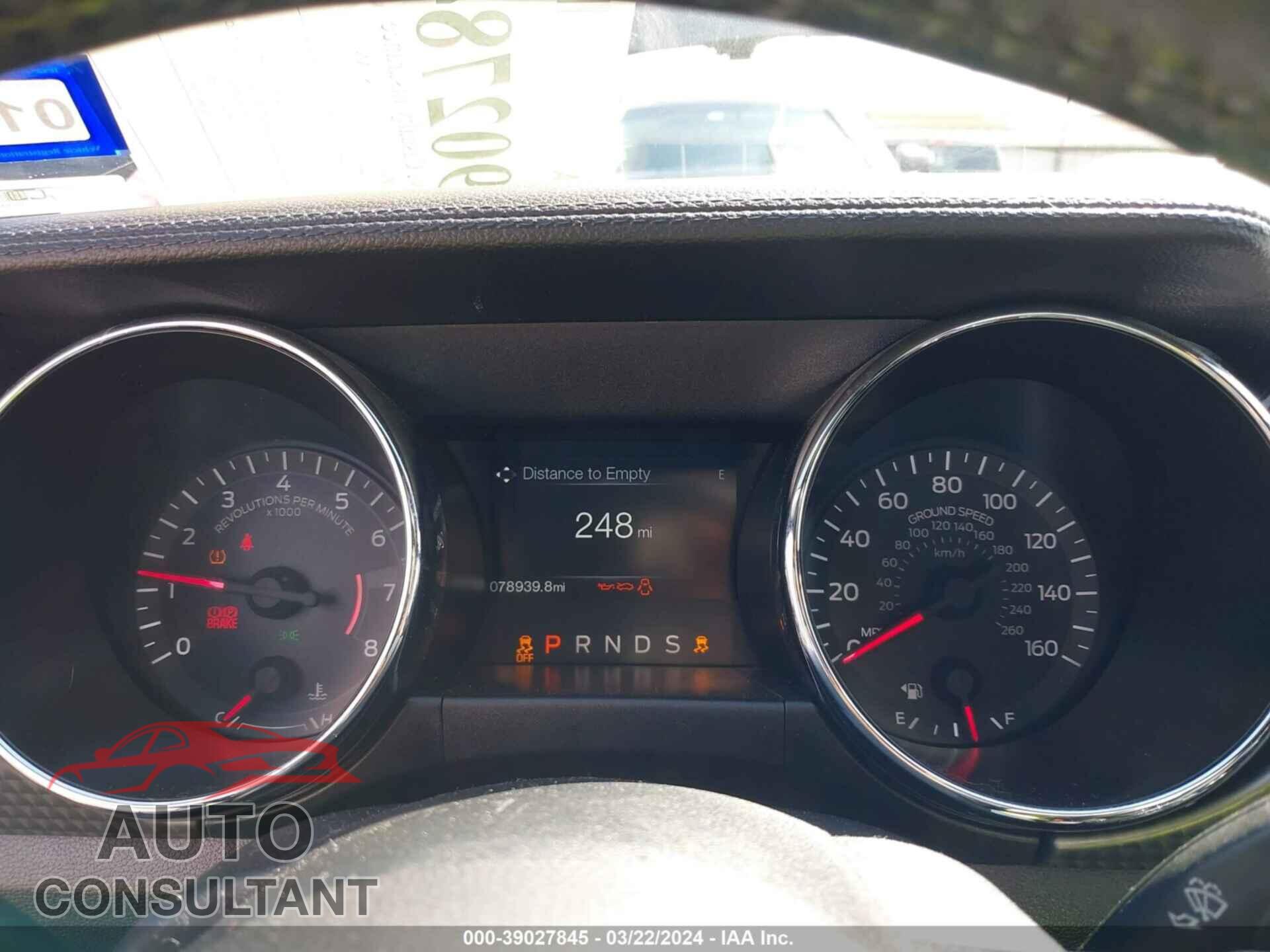 FORD MUSTANG 2017 - 1FA6P8TH4H5276966